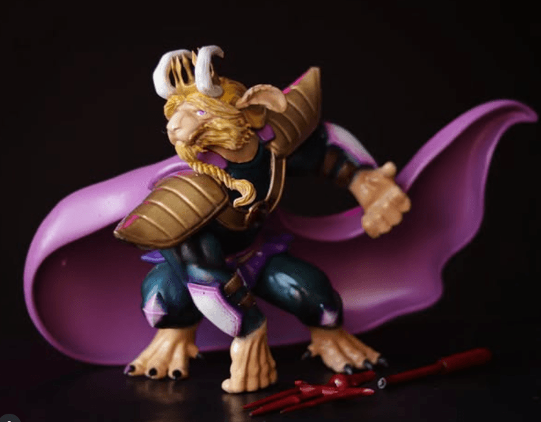 Asgore Handpainted Figurine — Undertale — view 2