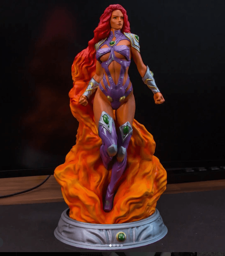 Starfire Handpainted Figurine — Teen Titans — view 1