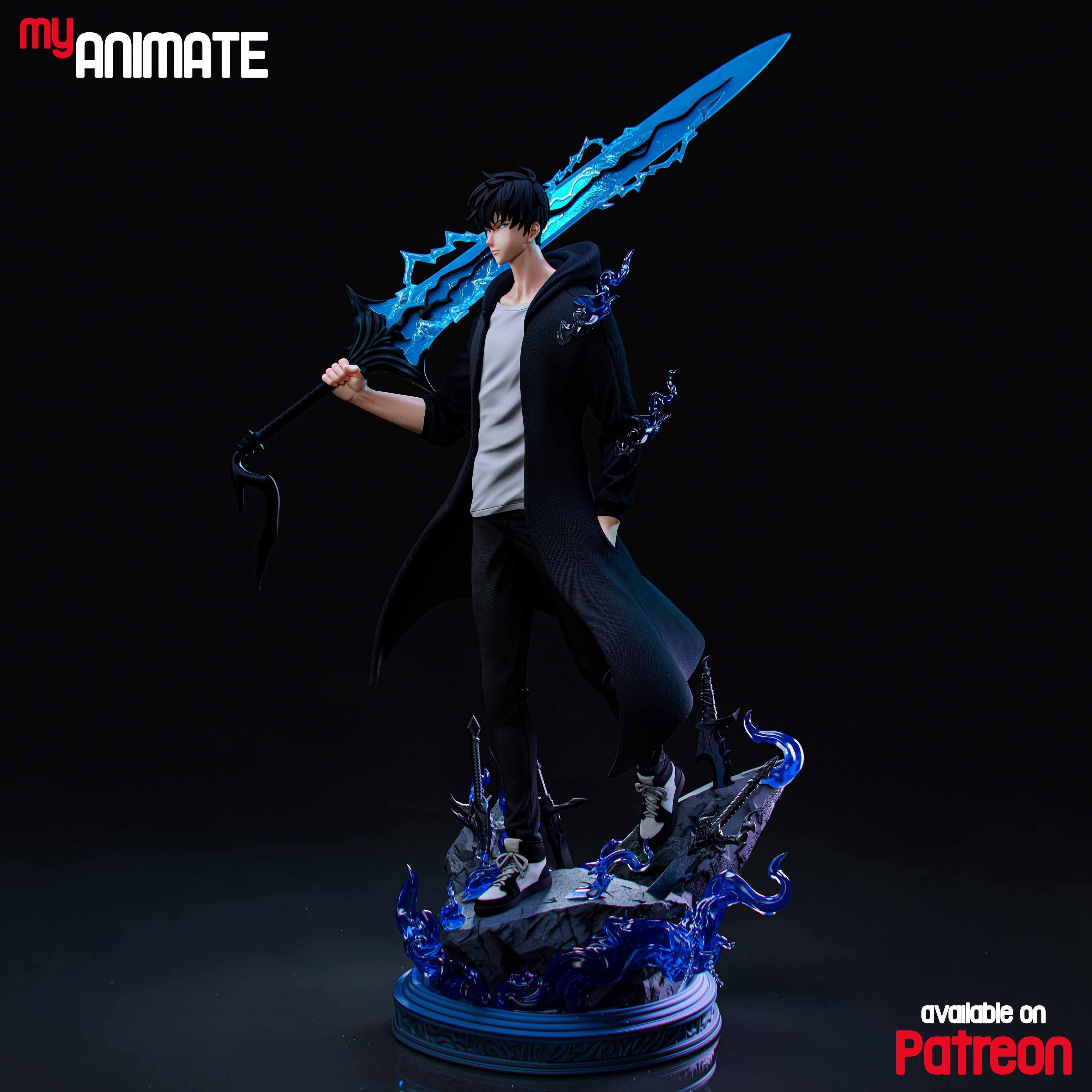 Sung Jinwoo, Solo Leveling — myAnimate — Resin 3d Print