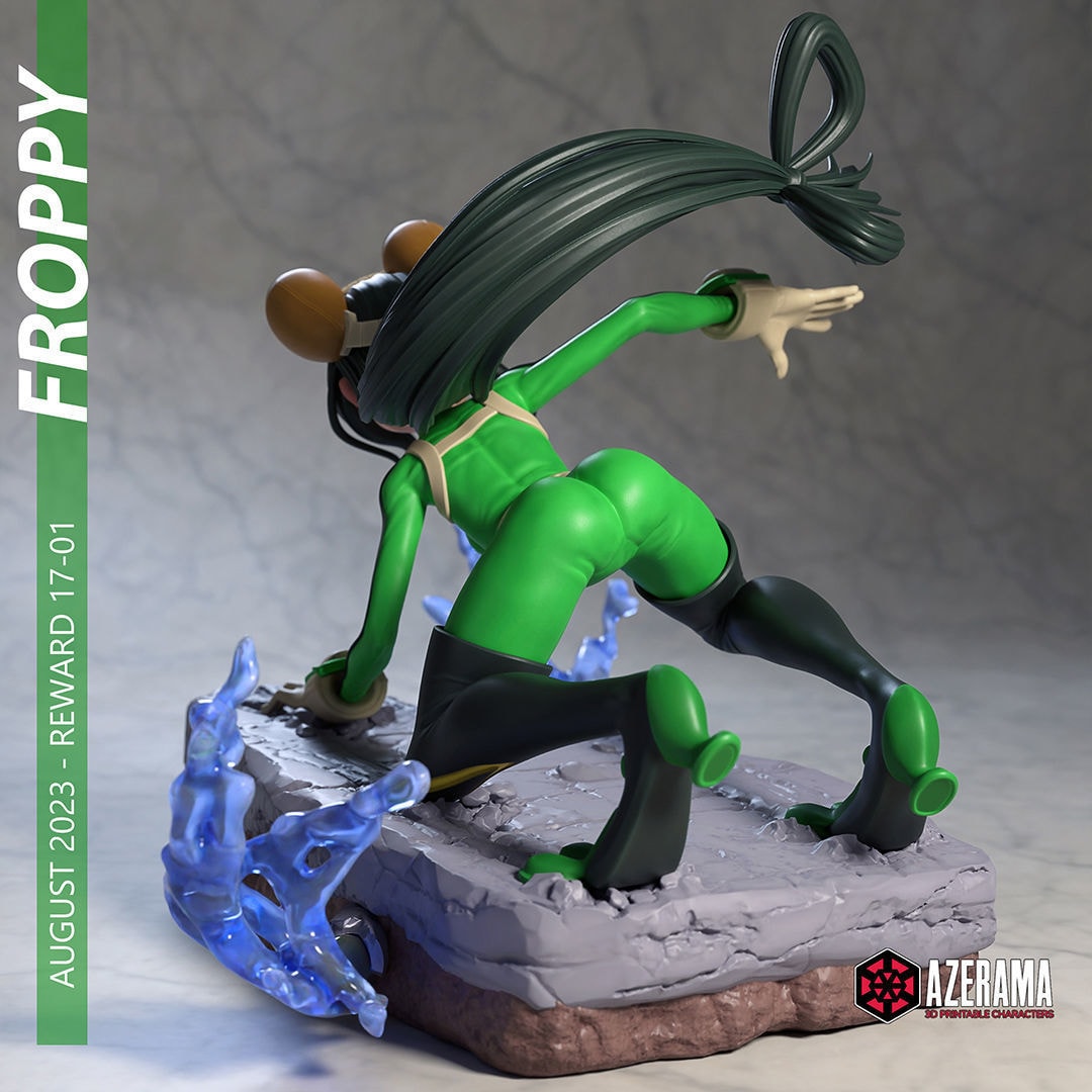 Froppy My Hero Academia — Azerama — Resin 3d Print