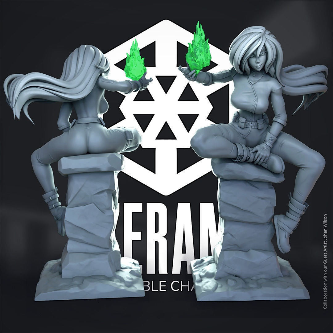 Shego Kim Possible — Azerama — Resin 3d Print