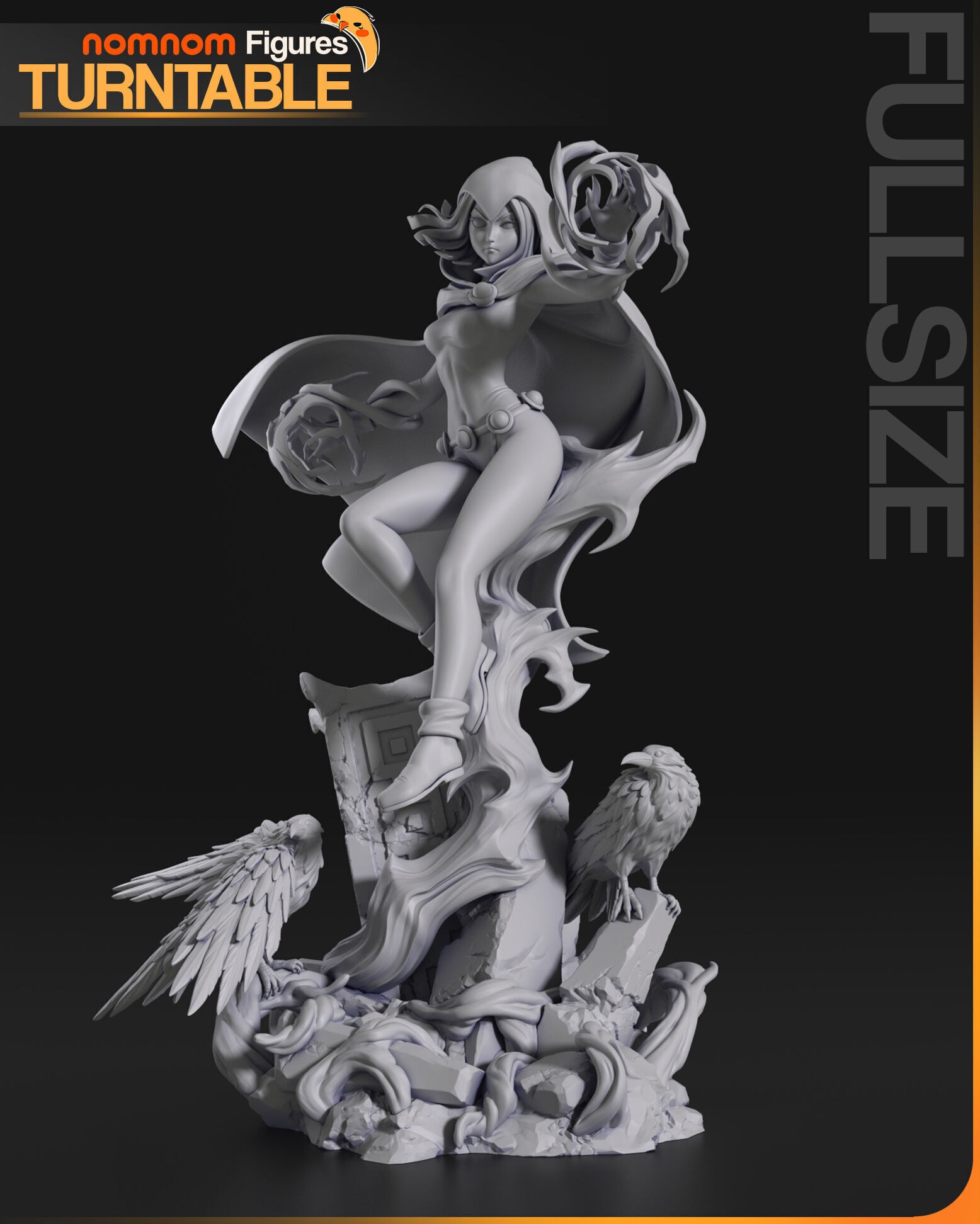 Raven Teen Titans — Resin 3d Print