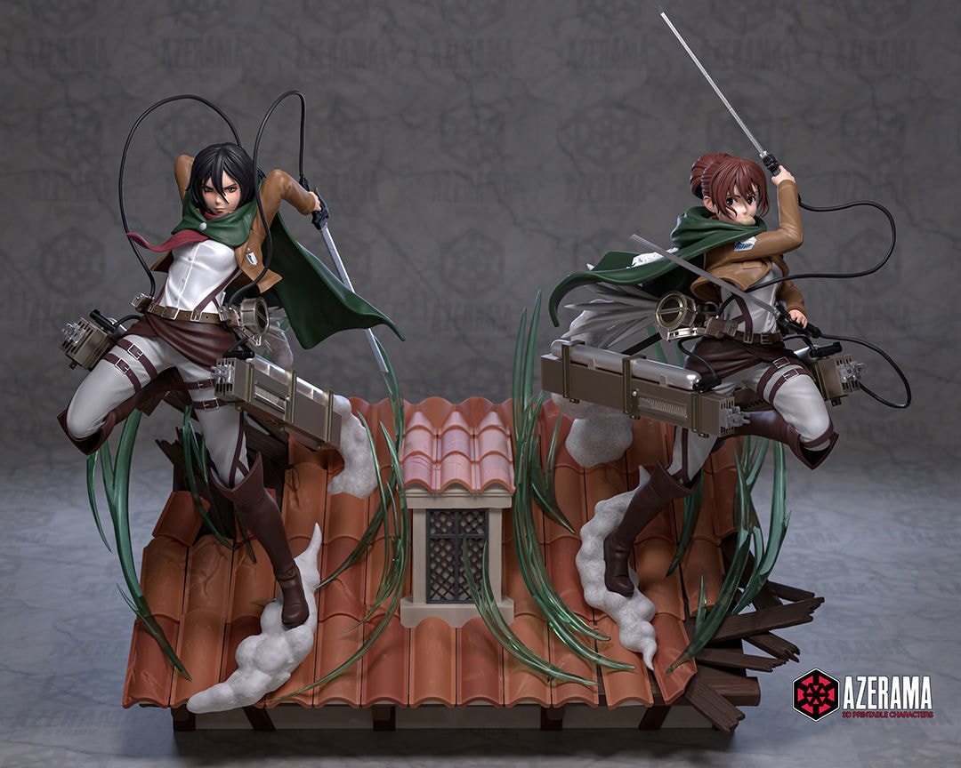 Sasha Attack on Titan — azerama — Resin 3d Print