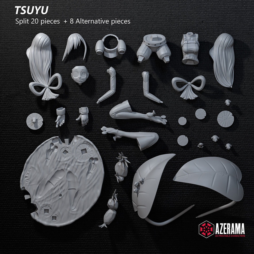 Tsuyu Asui My Hero Academia — Azerama — Resin 3d Print