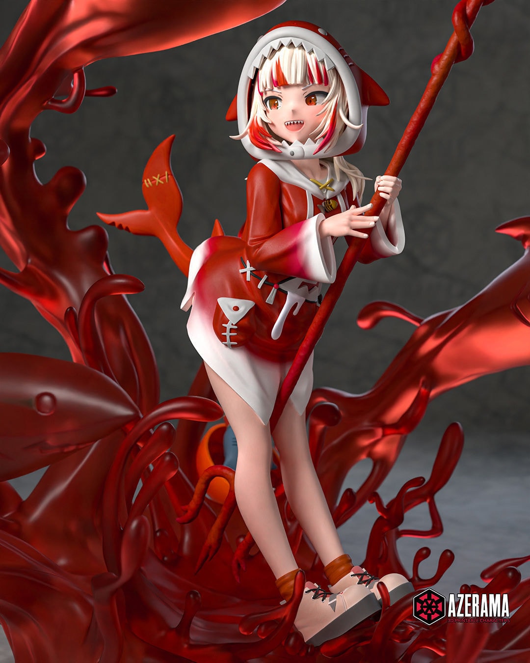 Gawr Gura Hololive — Azerama — Resin 3d Print