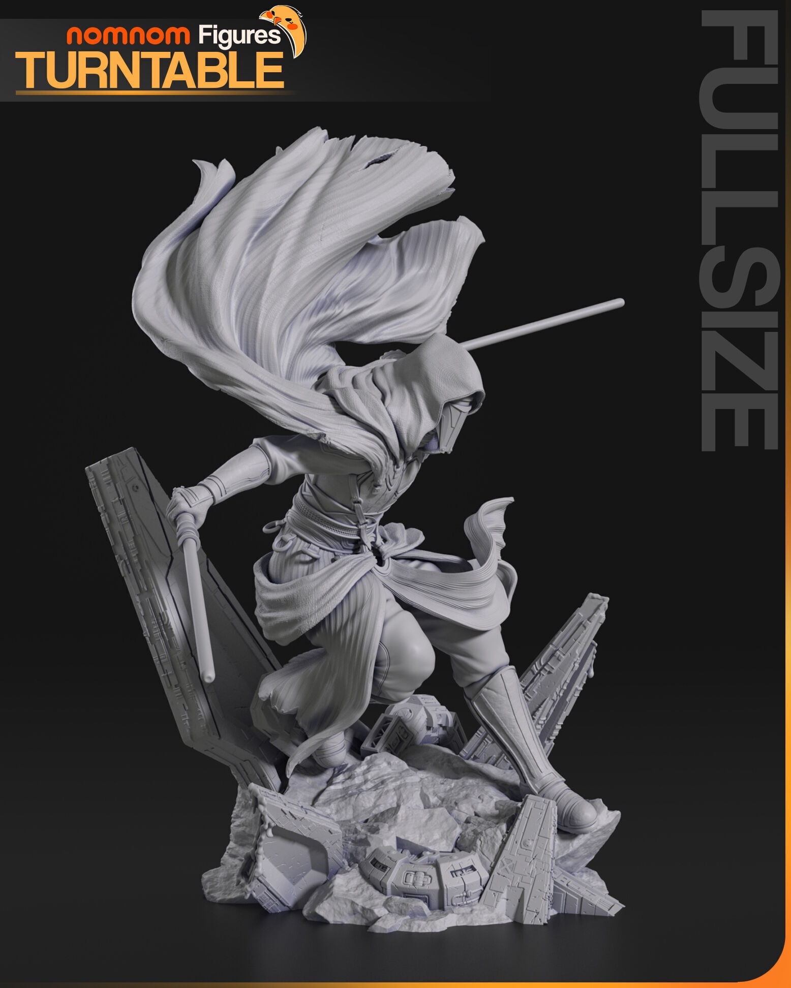 Darth Revan, Star Wars — nom nom figures — Resin 3d Print