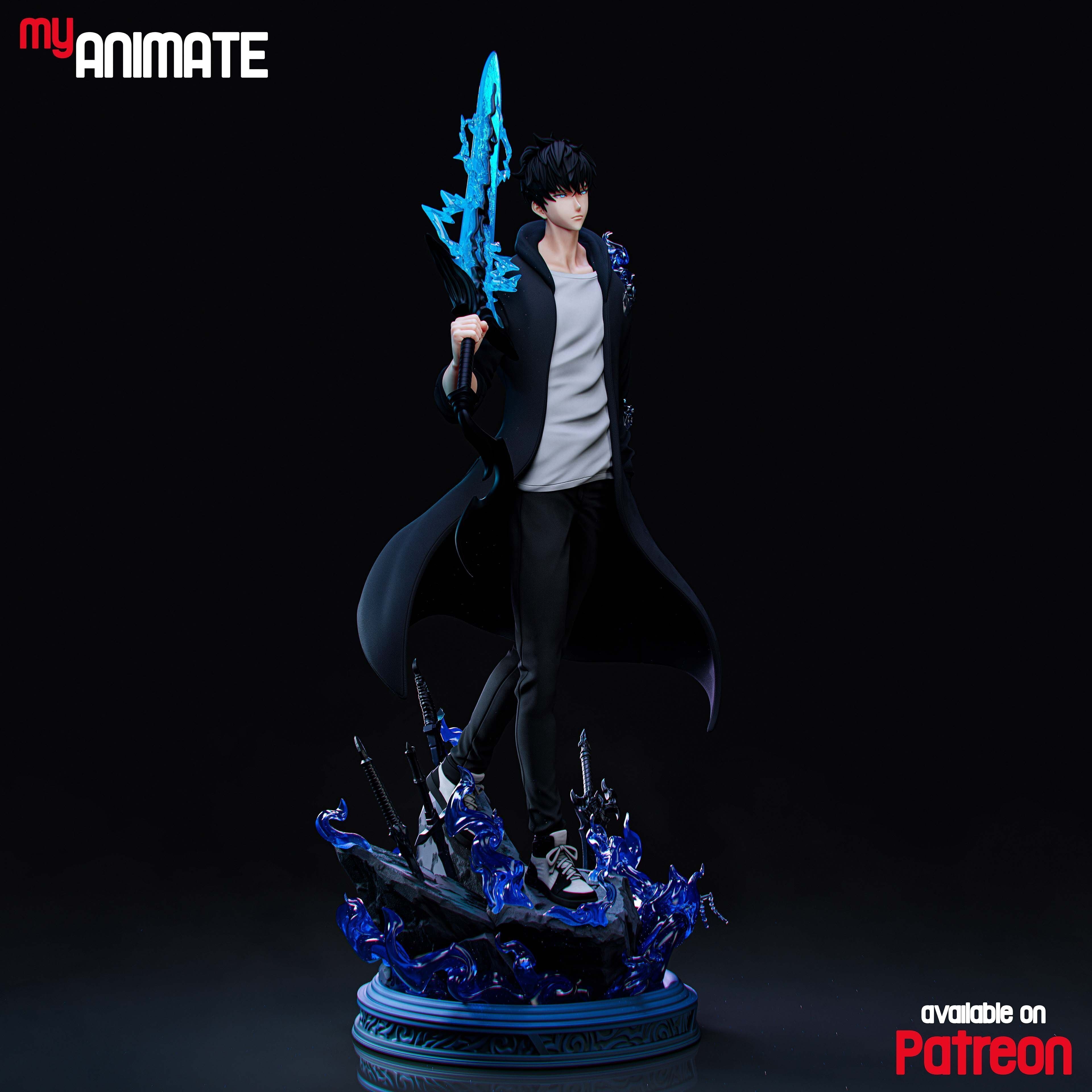 Sung Jinwoo, Solo Leveling — myAnimate — Resin 3d Print