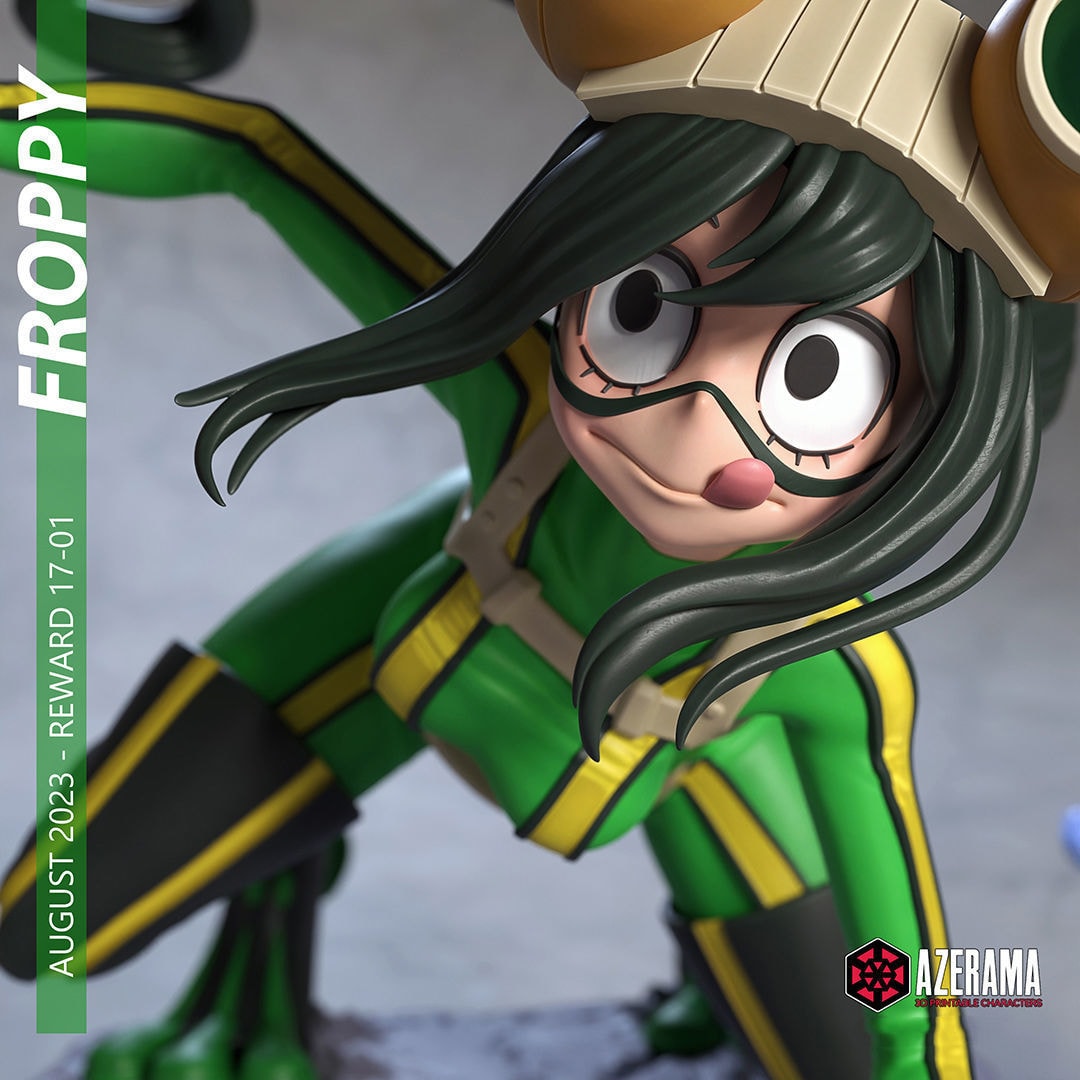 Froppy My Hero Academia — Azerama — Resin 3d Print