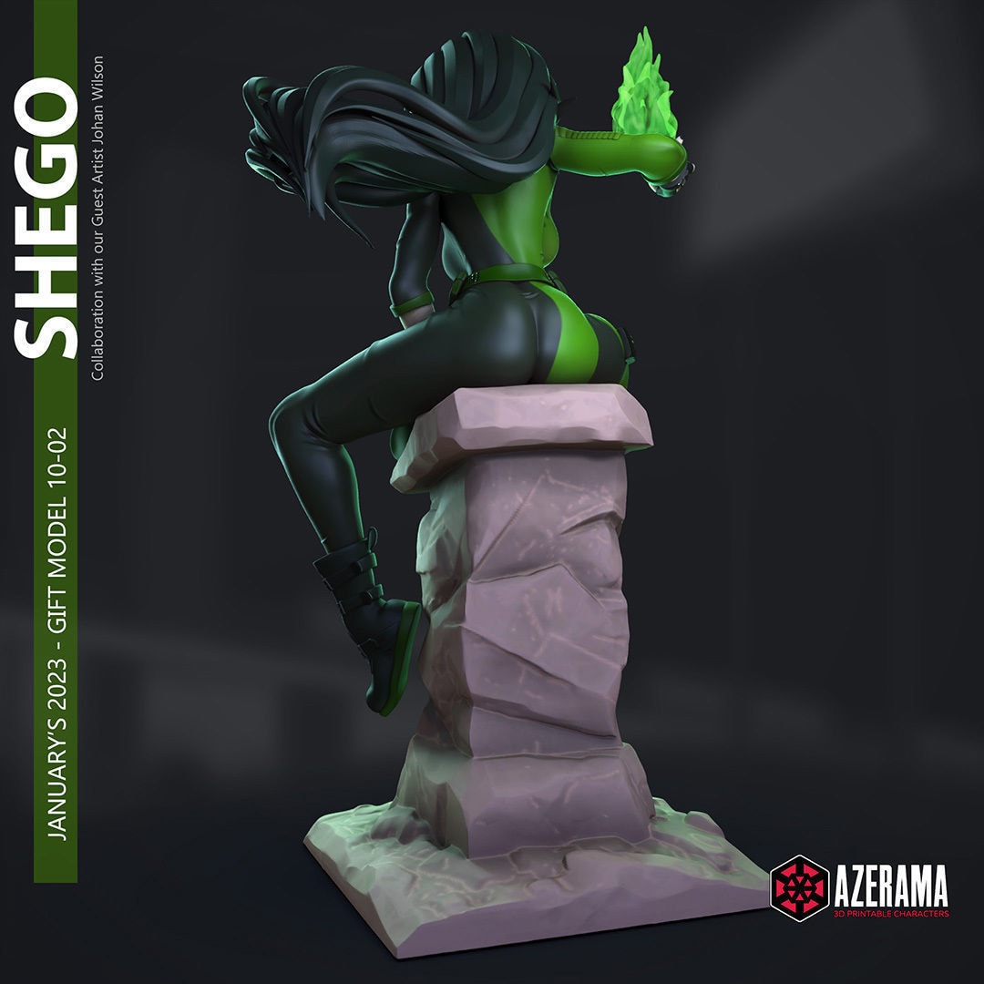 Shego Kim Possible — Azerama — Resin 3d Print