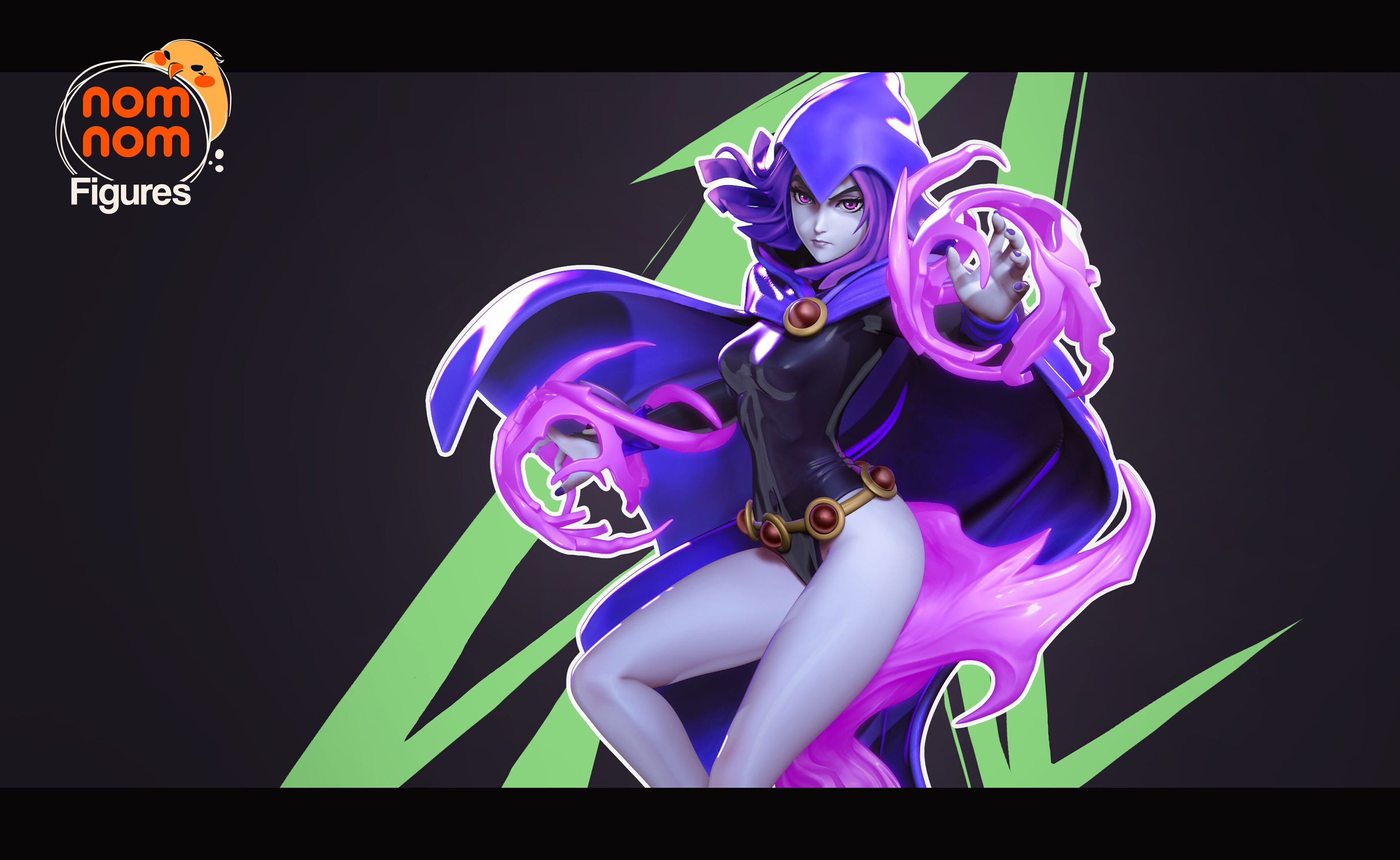 Raven Teen Titans — Resin 3d Print