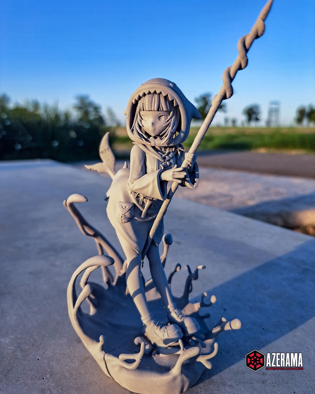 Gawr Gura Hololive — Azerama — Resin 3d Print