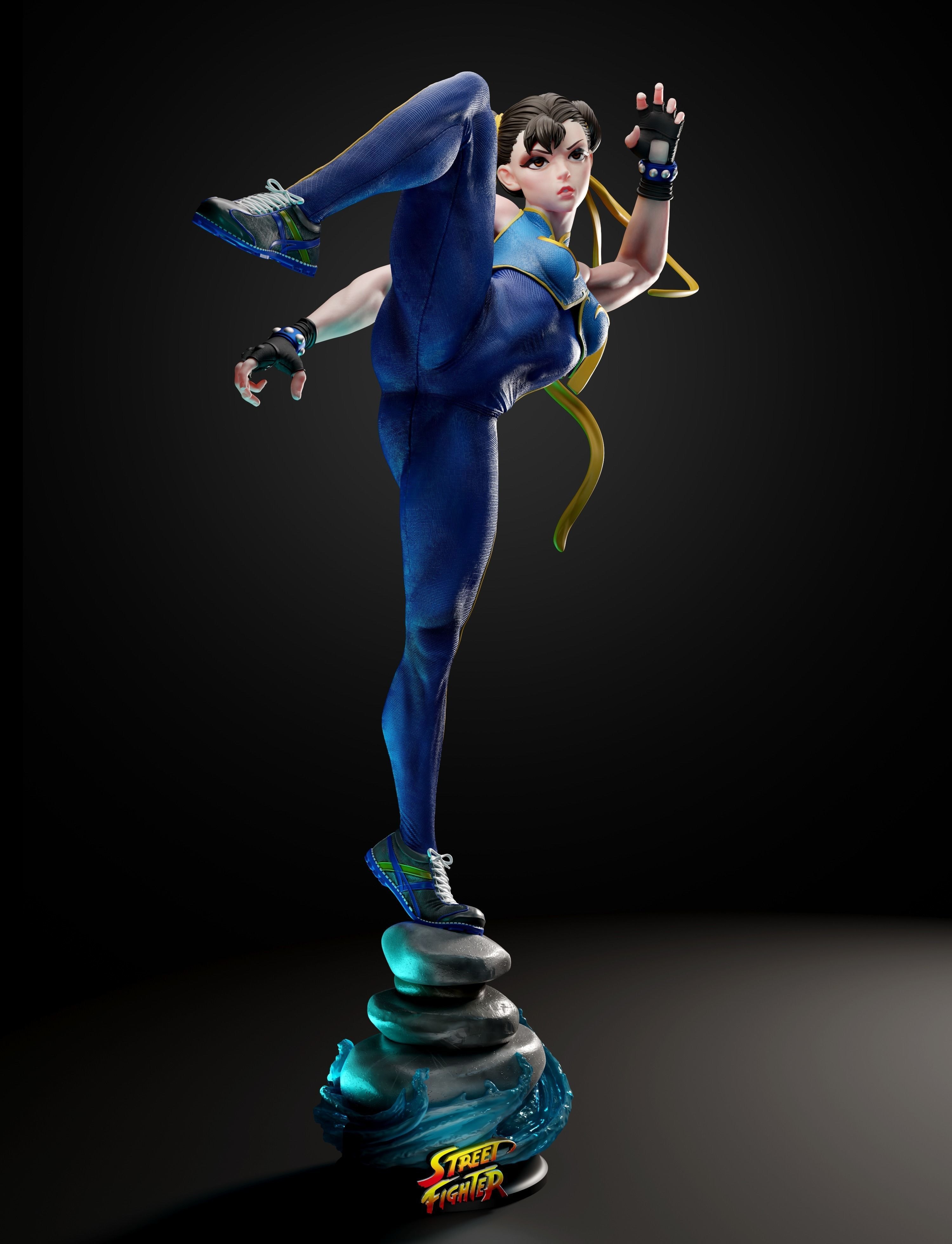 Chun Li Street Fighter — Resin 3d Print