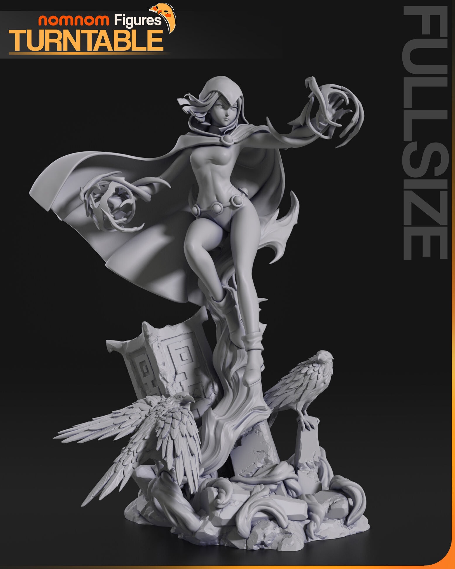 Raven Teen Titans — Resin 3d Print