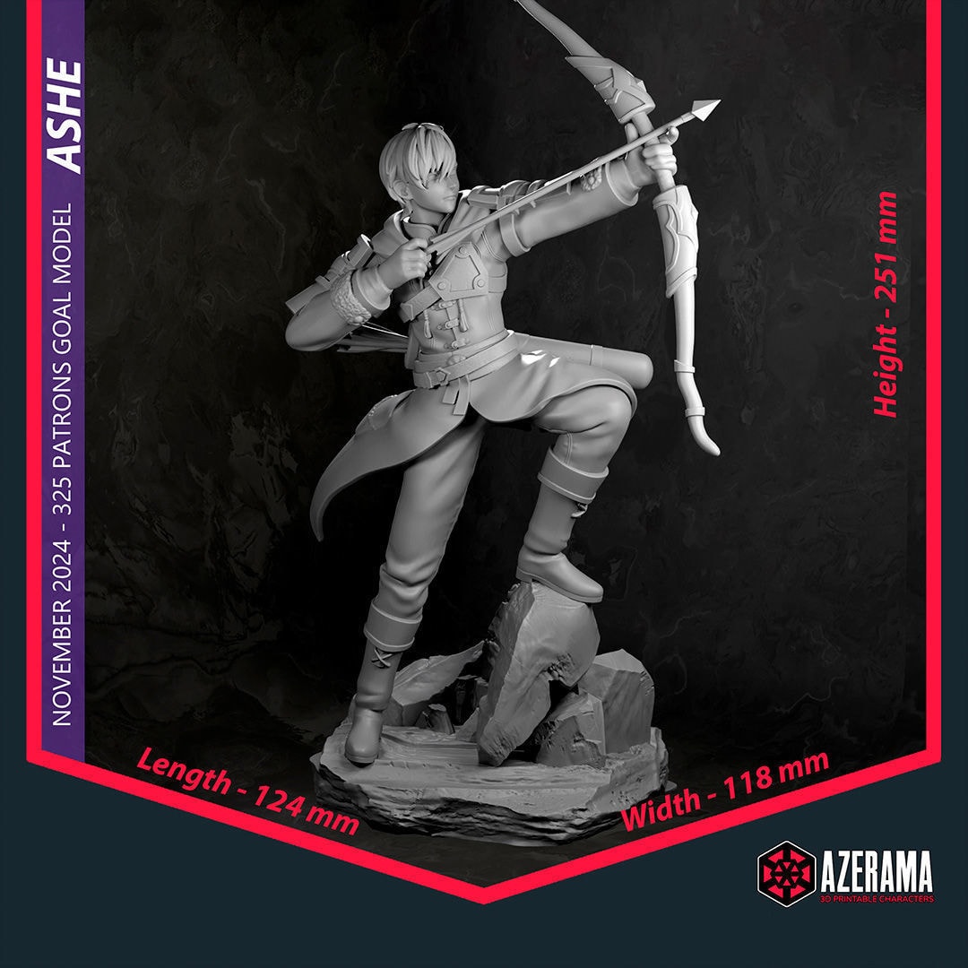 Ashe, Final Fantasy XII — Azerama — Resin 3d Print