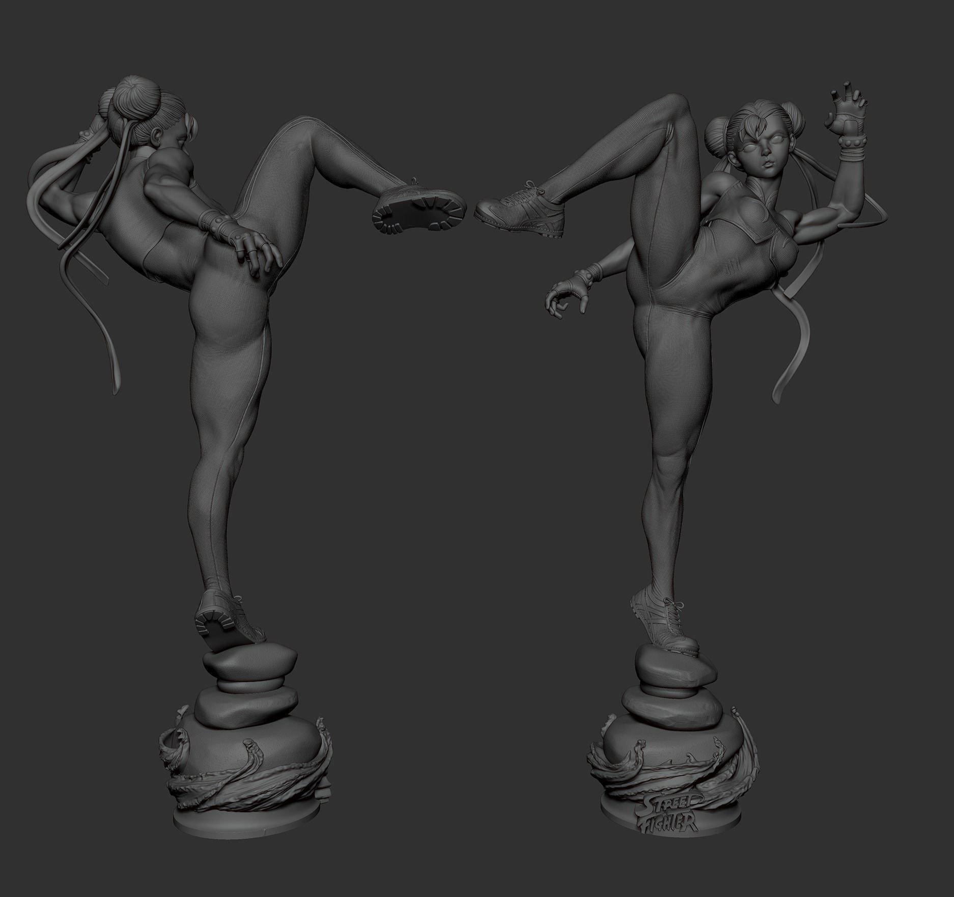 Chun Li Street Fighter — Resin 3d Print