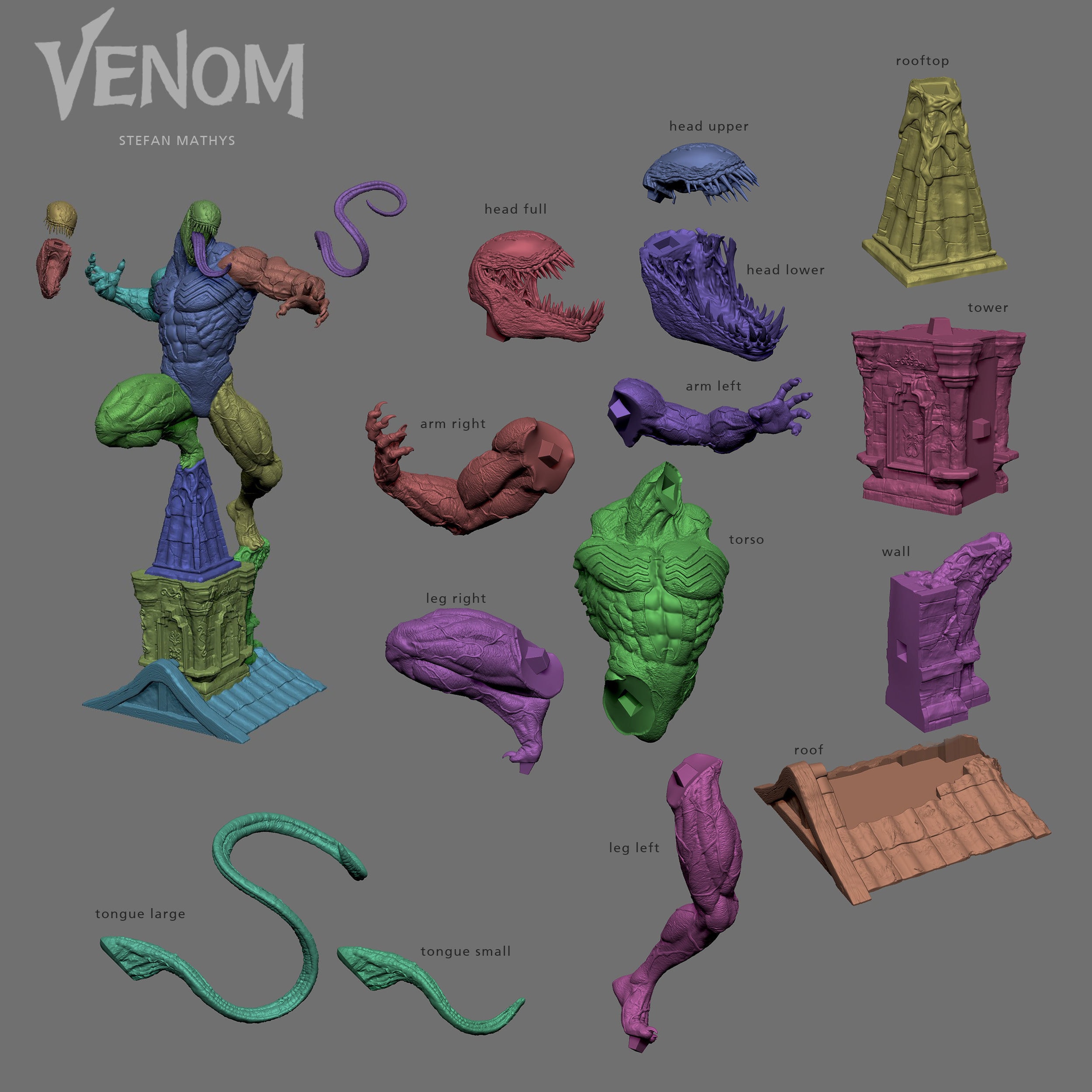 Venom, Marvel — Resin 3d Print