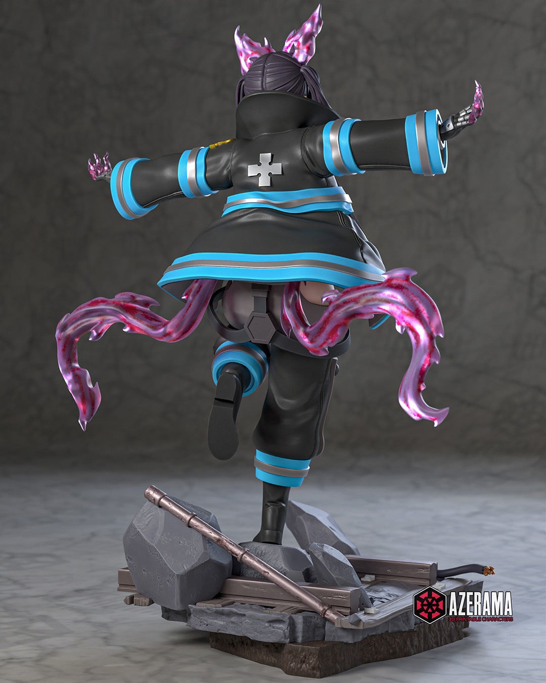 Tamaki Kotatsu Fire Force — Azerama — Resin 3d Print