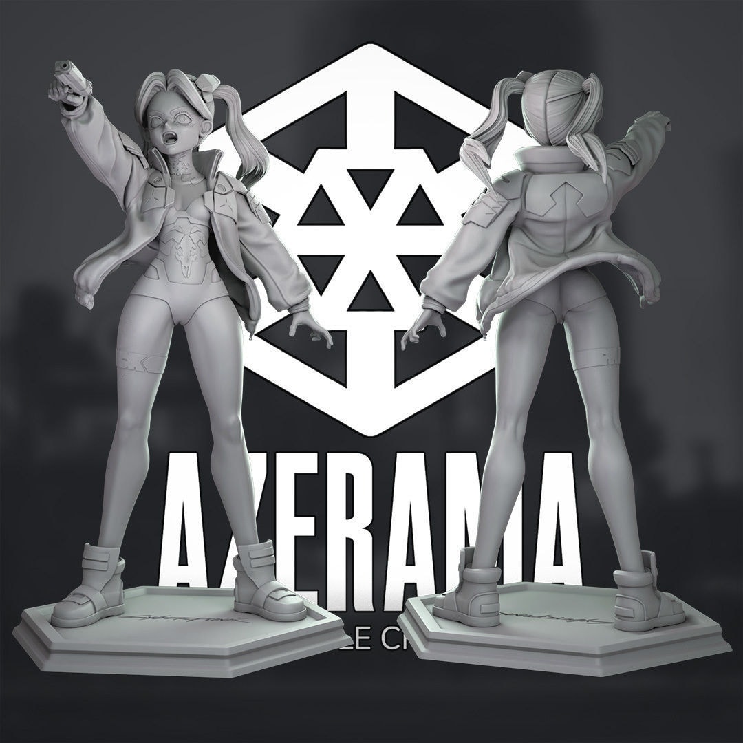 Rebecca, Cyberpunk: Edgerunners — Azerama — Resin 3d Print