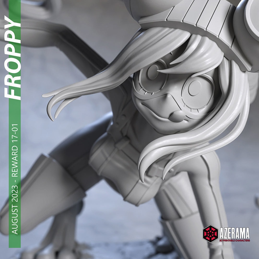 Froppy My Hero Academia — Azerama — Resin 3d Print