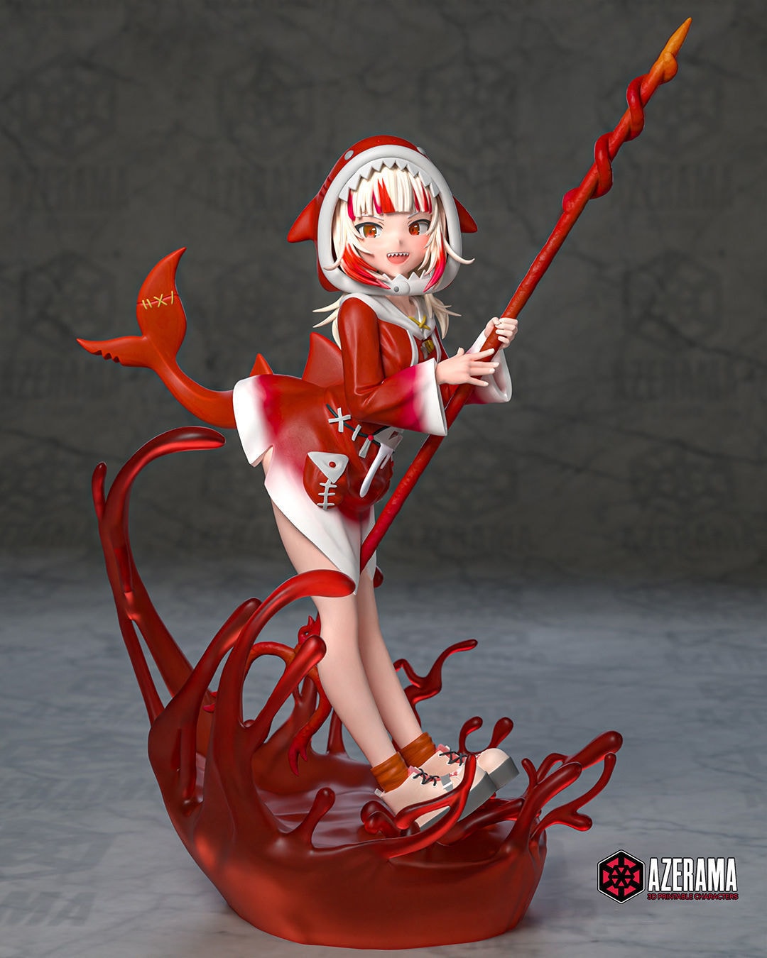 Gawr Gura Hololive — Azerama — Resin 3d Print