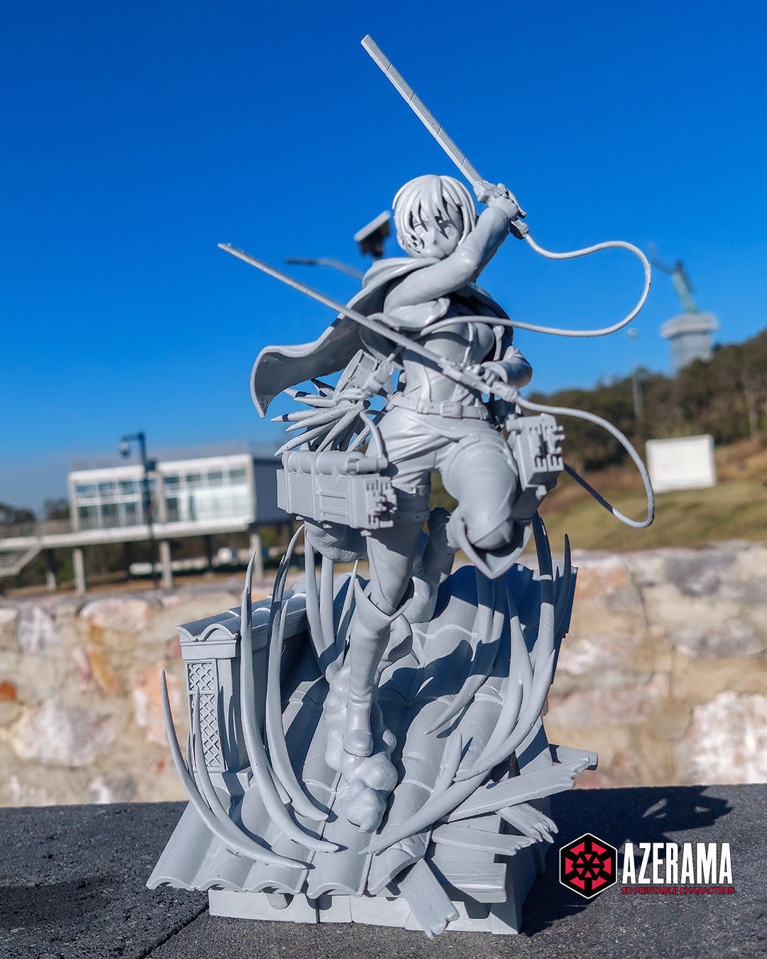 Sasha Attack on Titan — azerama — Resin 3d Print