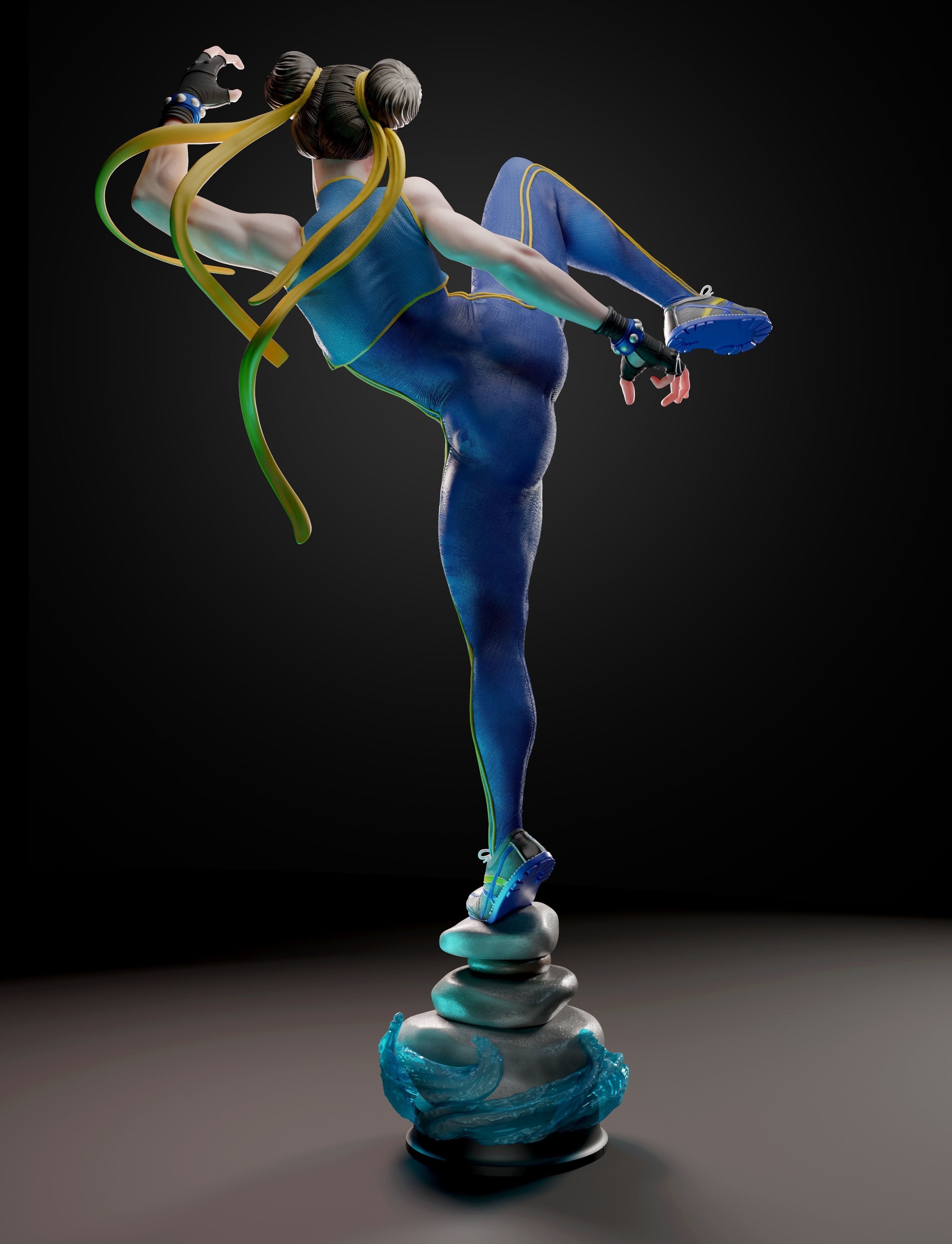 Chun Li Street Fighter — Resin 3d Print