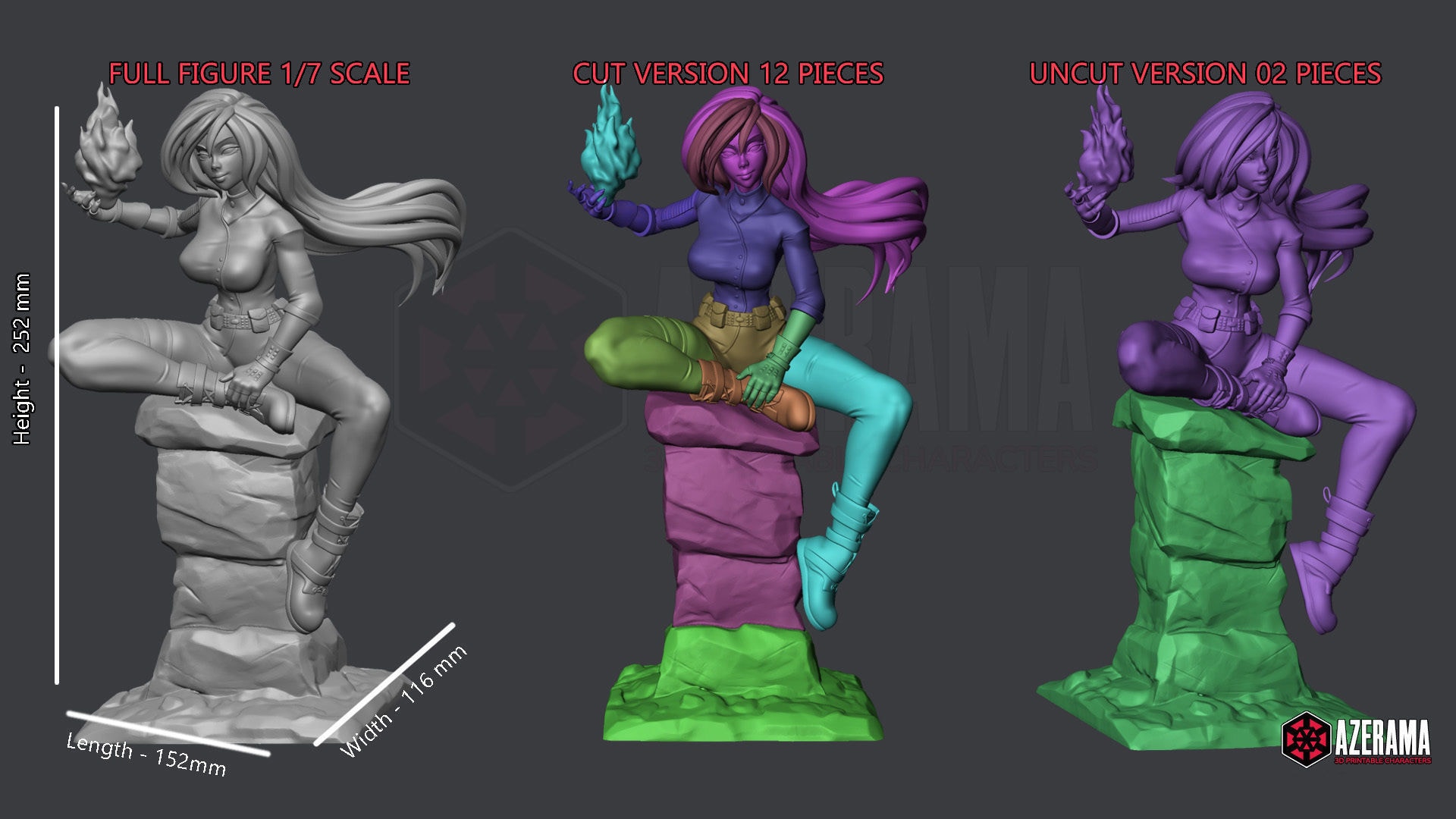 Shego Kim Possible — Azerama — Resin 3d Print