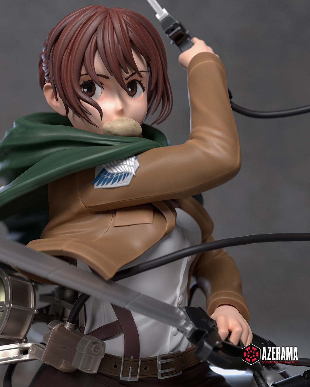 Sasha Attack on Titan — azerama — Resin 3d Print