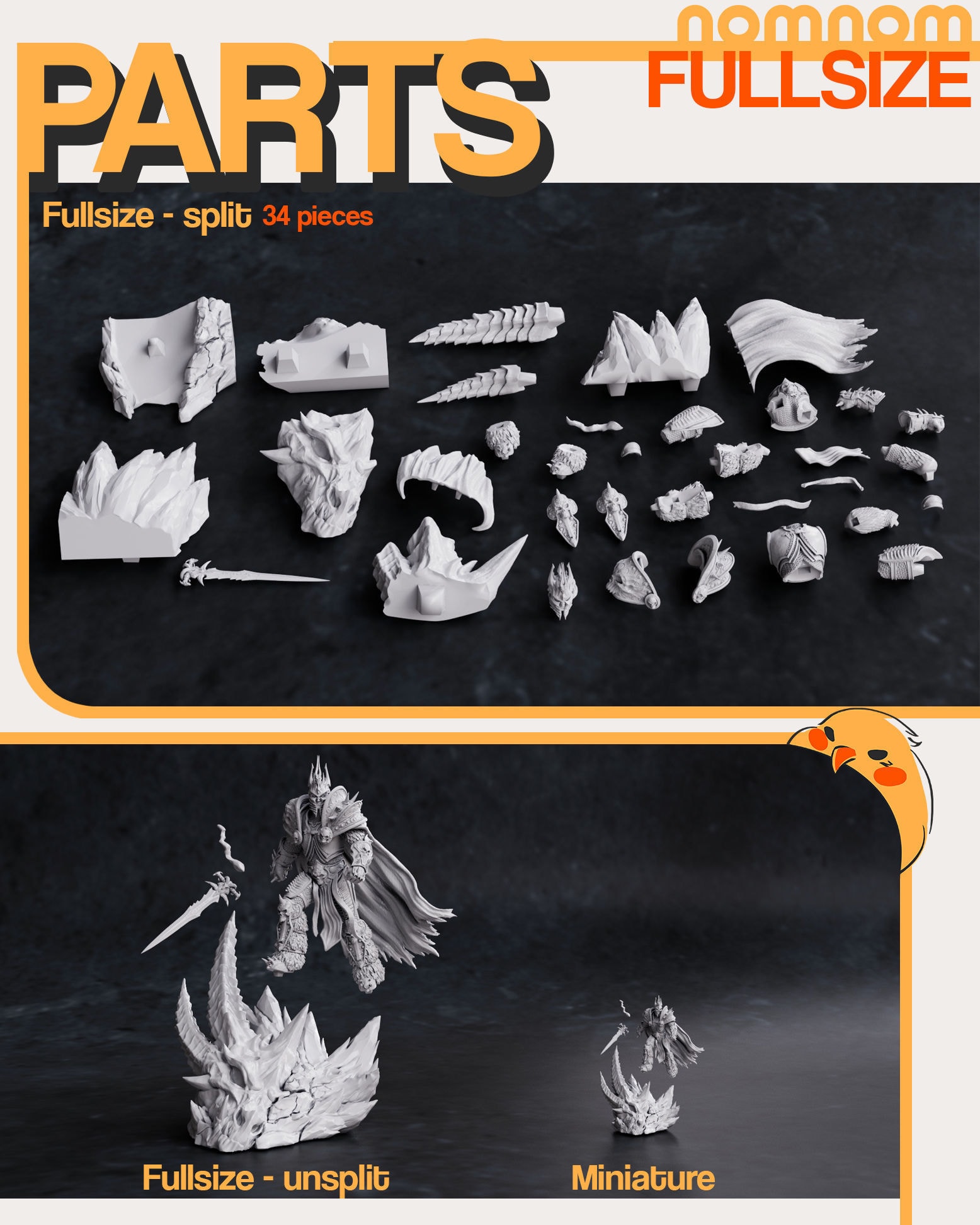 Arthas, World of Warcraft — Resin 3d Print