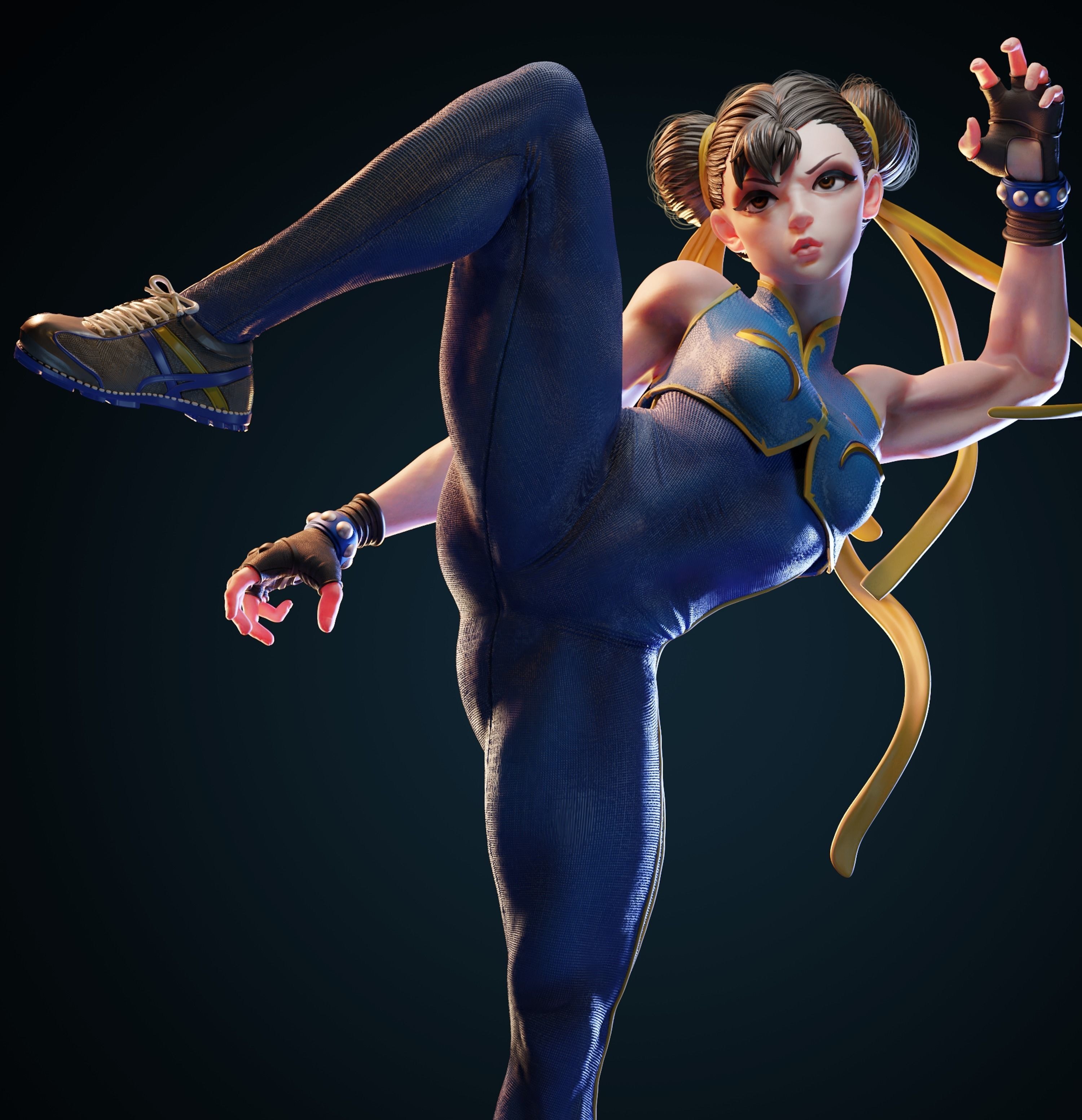 Chun Li Street Fighter — Resin 3d Print