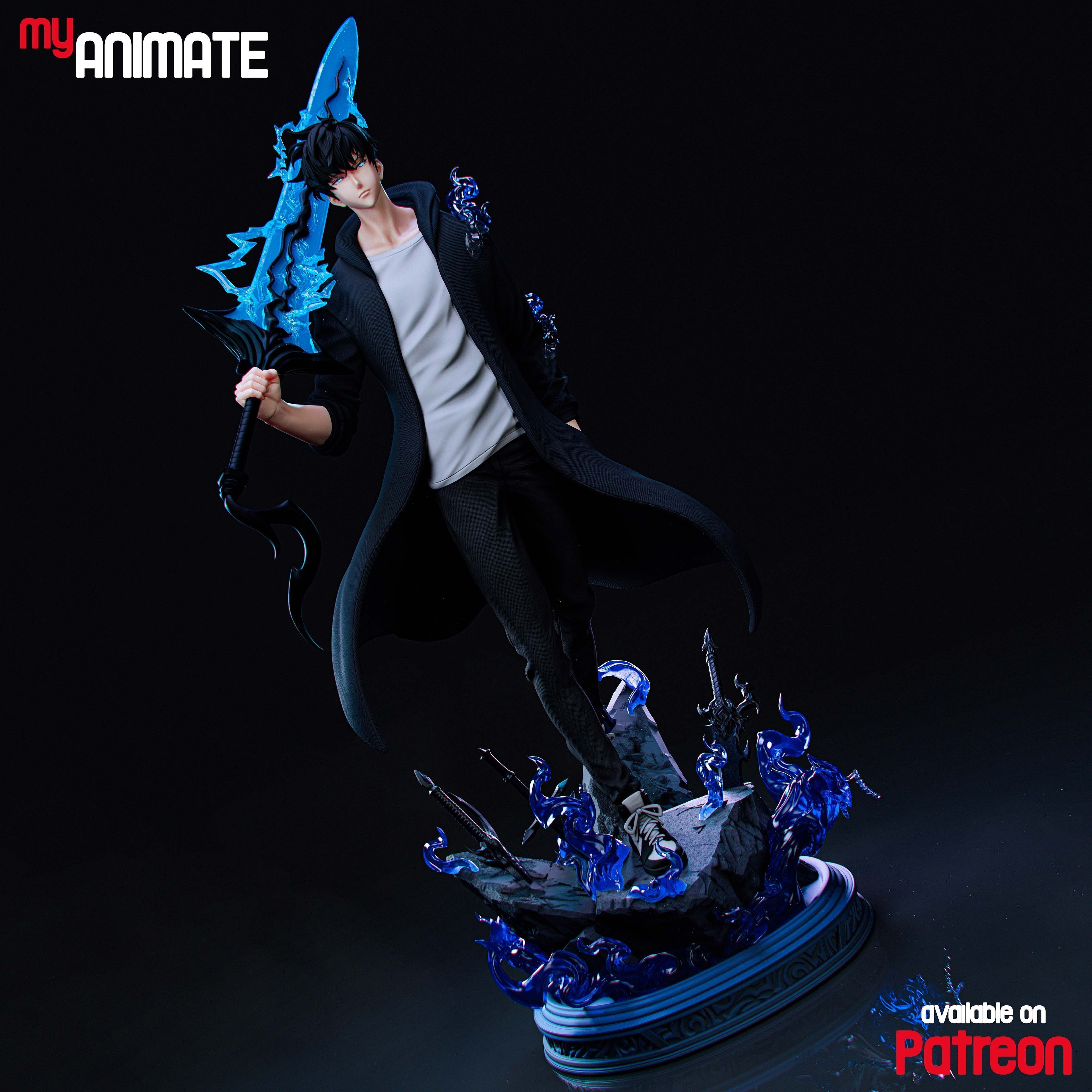 Sung Jinwoo, Solo Leveling — myAnimate — Resin 3d Print