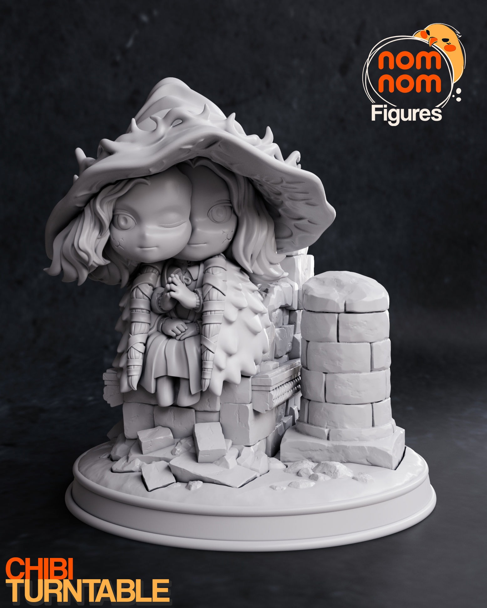 Chibi Ranni, Elden Ring — Resin 3d Print