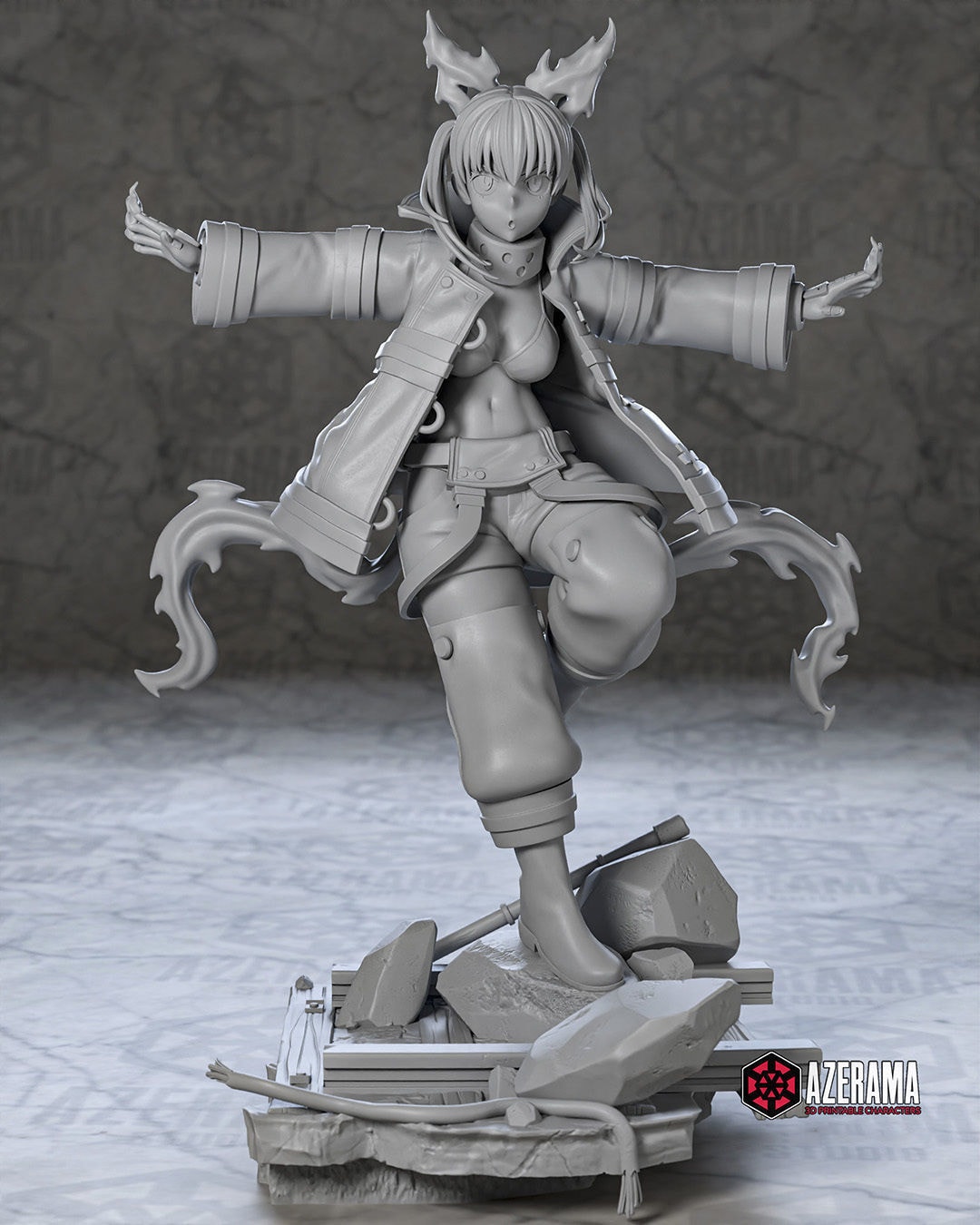 Tamaki Kotatsu Fire Force — Azerama — Resin 3d Print