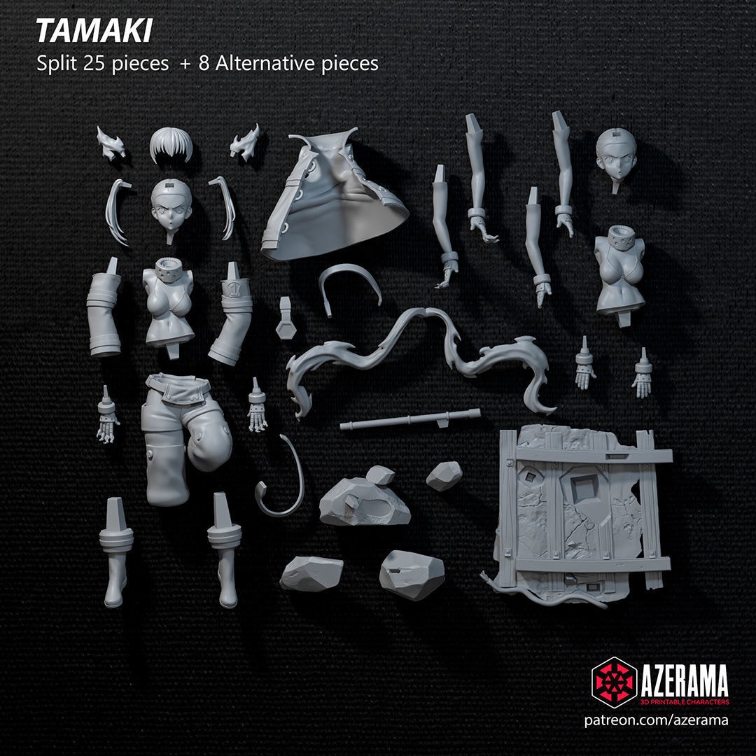 Tamaki Kotatsu Fire Force — Azerama — Resin 3d Print