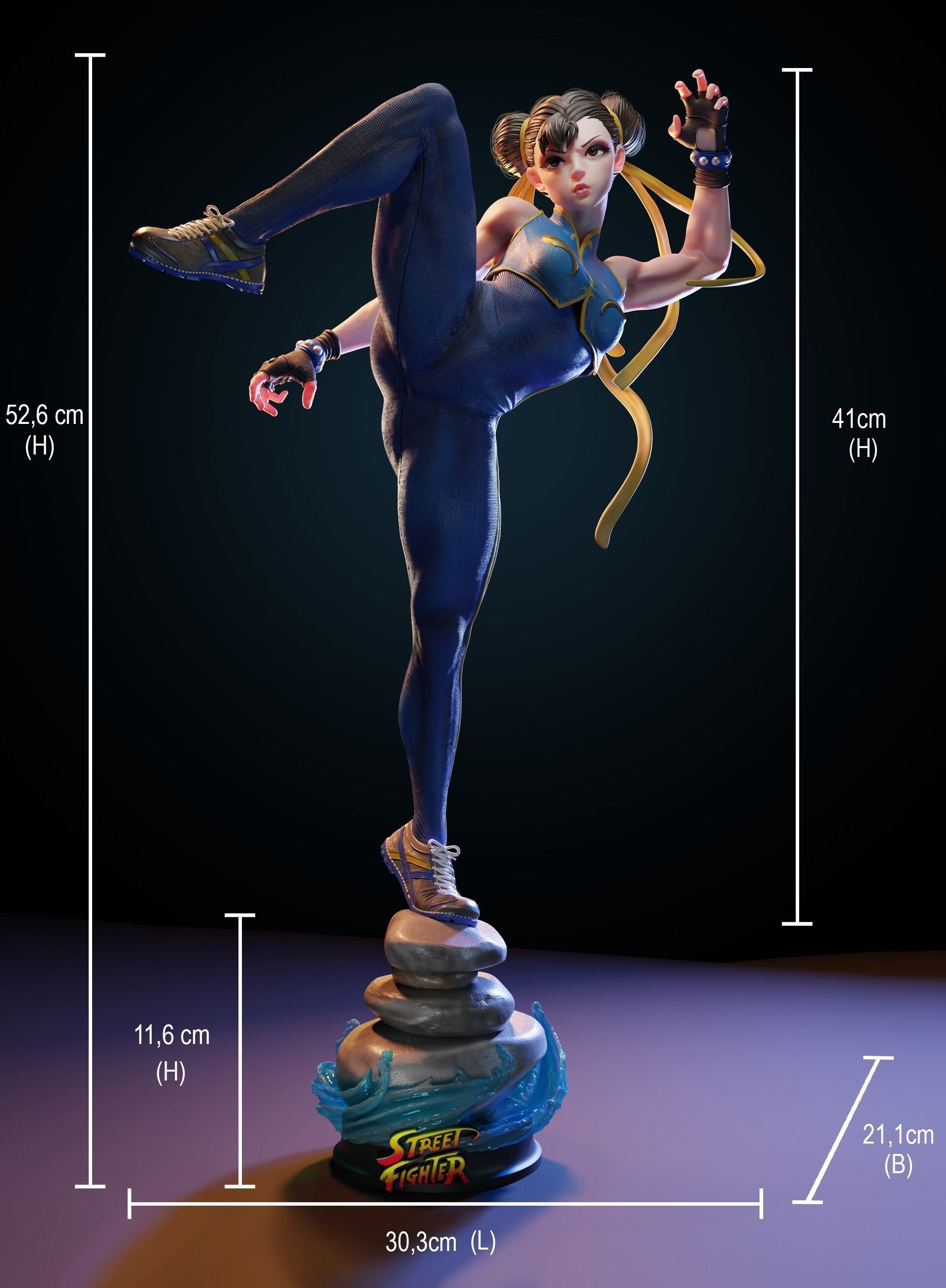 Chun Li Street Fighter — Resin 3d Print
