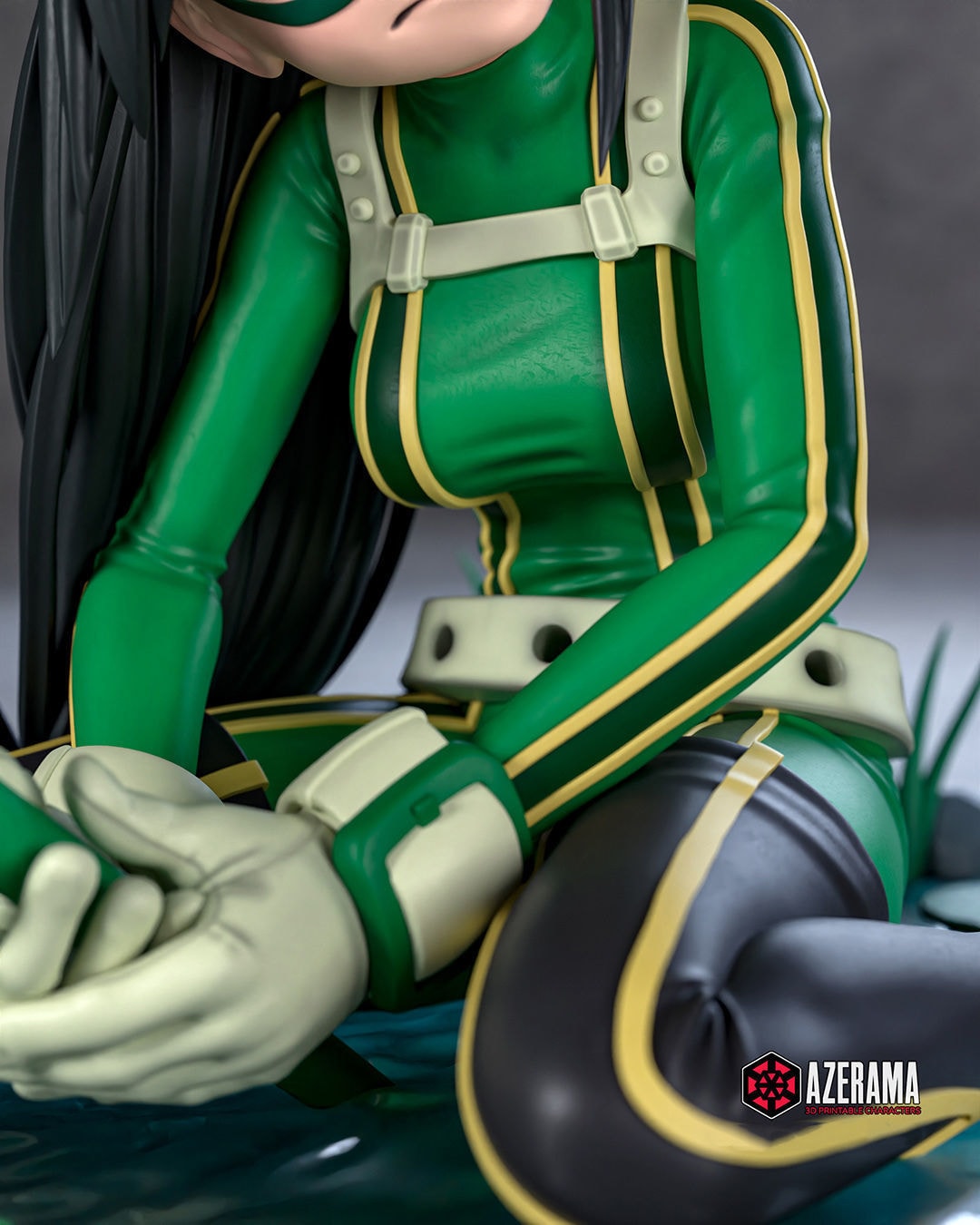 Tsuyu Asui My Hero Academia — Azerama — Resin 3d Print