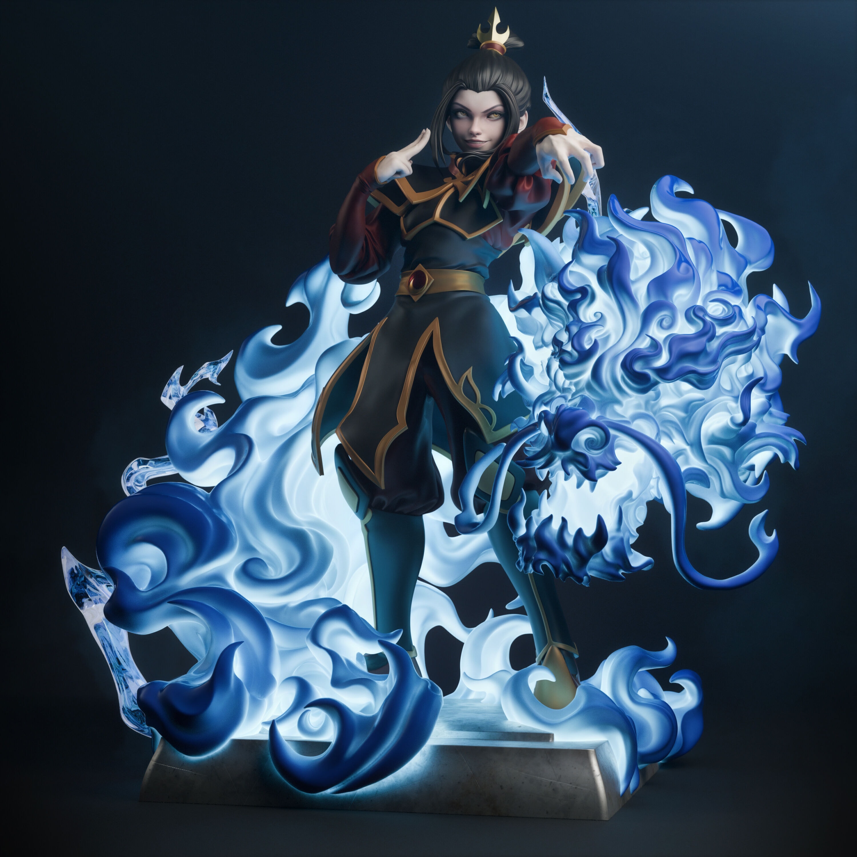 Azula, Avatar: The Last Airbender — Resin 3d Print