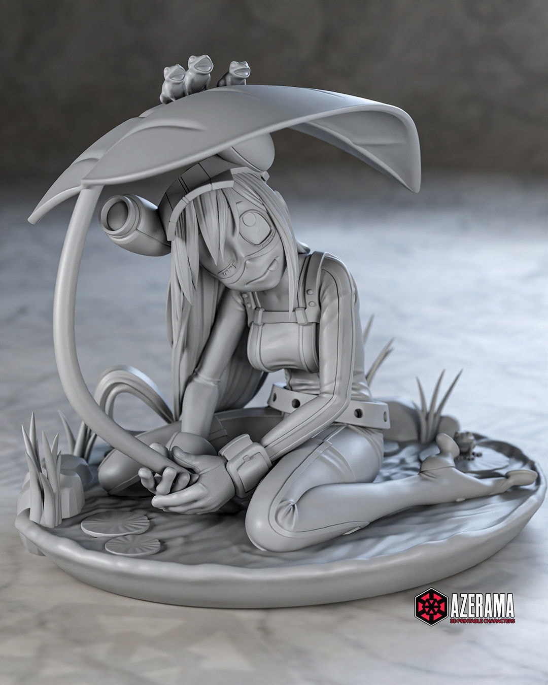 Tsuyu Asui My Hero Academia — Azerama — Resin 3d Print