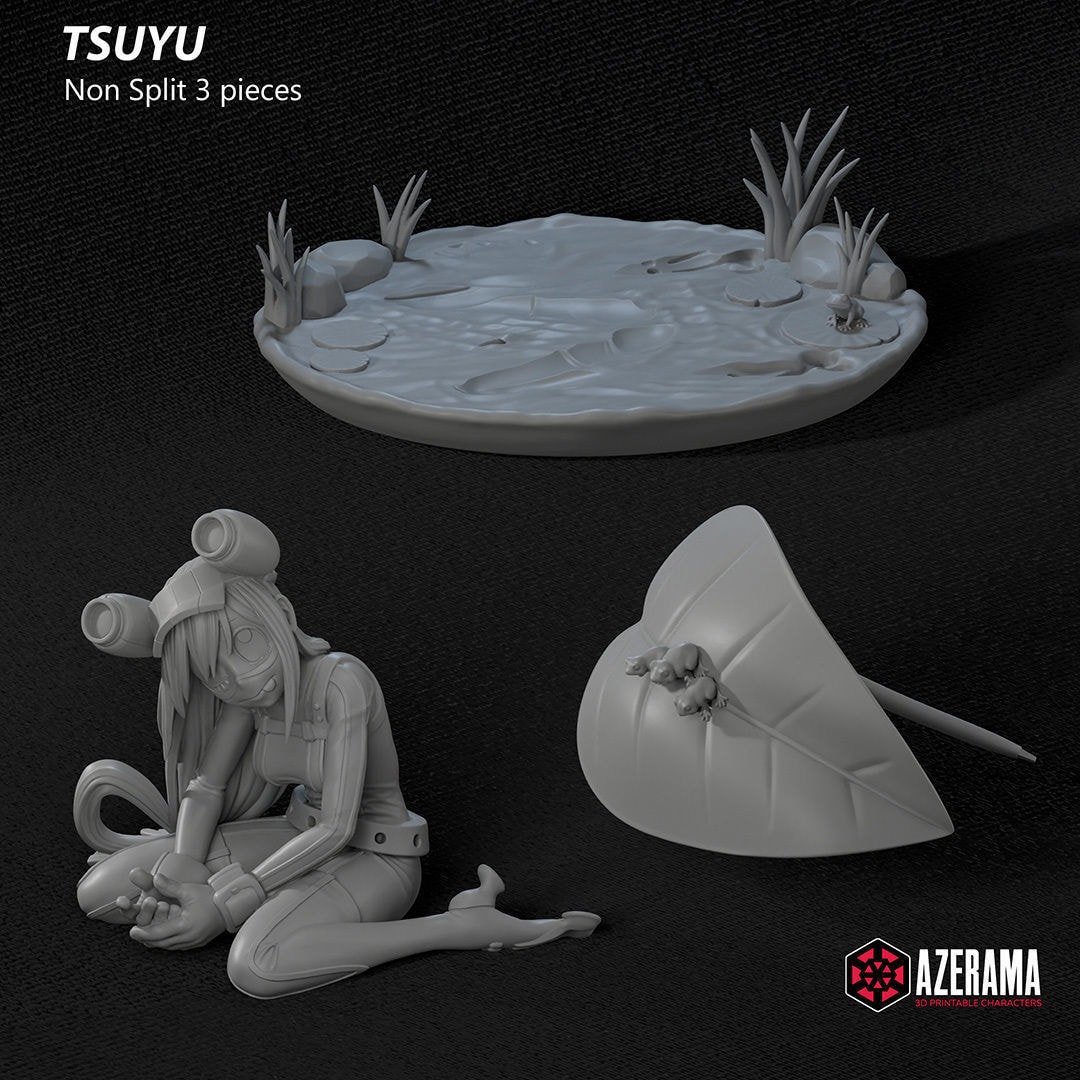 Tsuyu Asui My Hero Academia — Azerama — Resin 3d Print