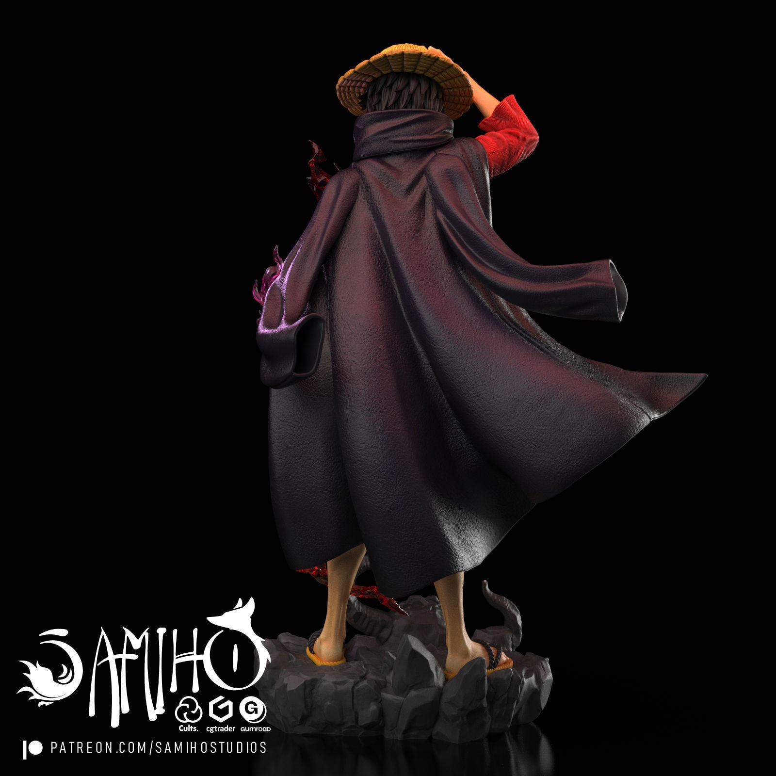Luffy Fifth Gear One Piece — samiho studios — Resin 3d Print