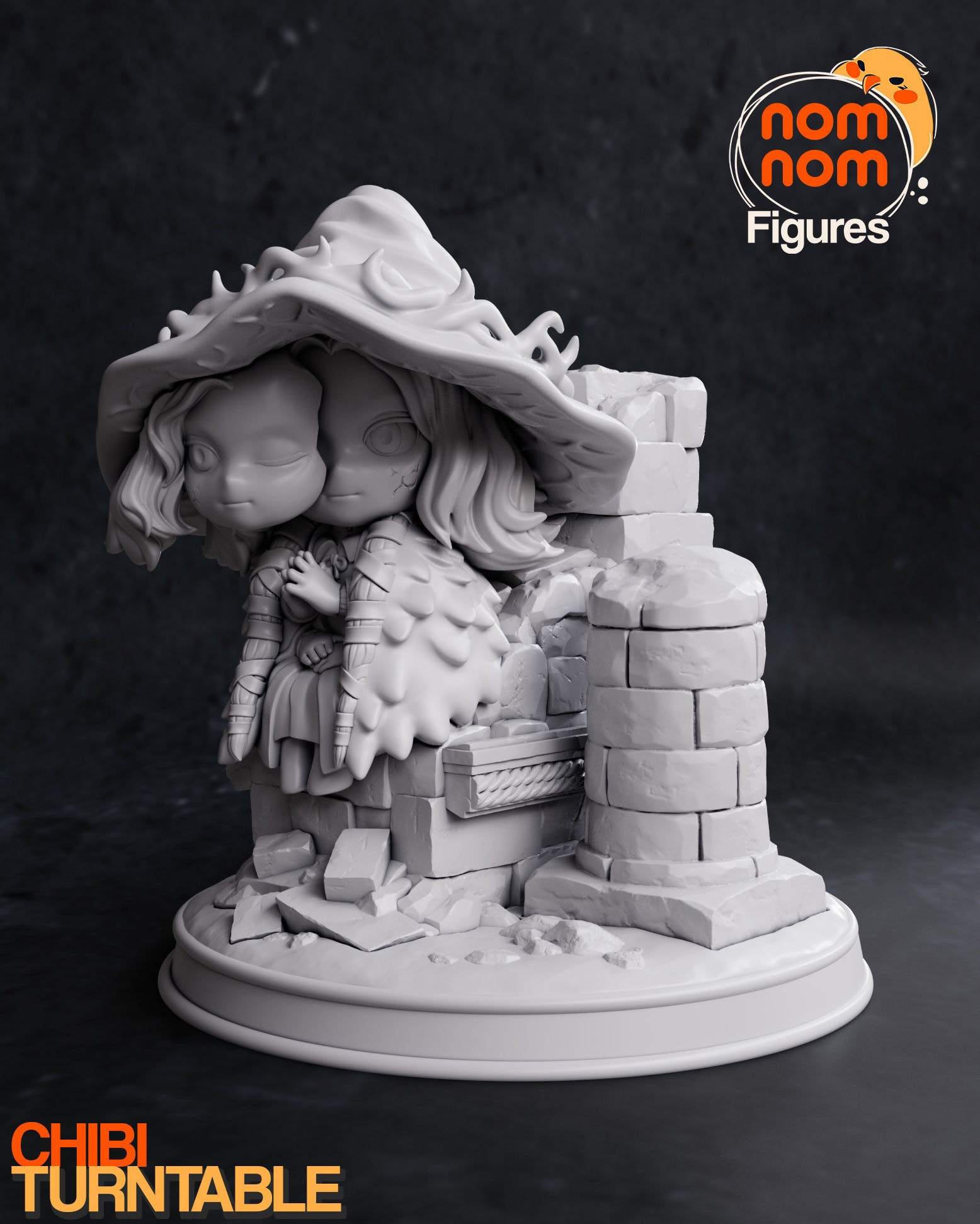 Chibi Ranni, Elden Ring — Resin 3d Print