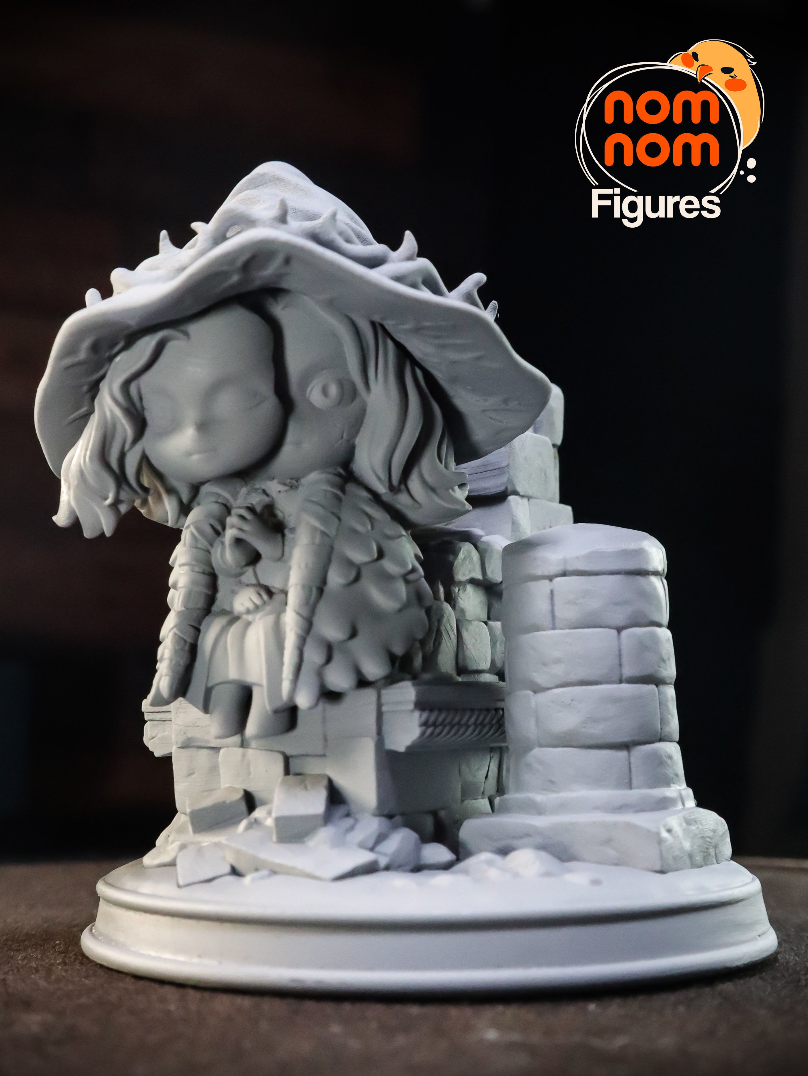 Chibi Ranni, Elden Ring — Resin 3d Print