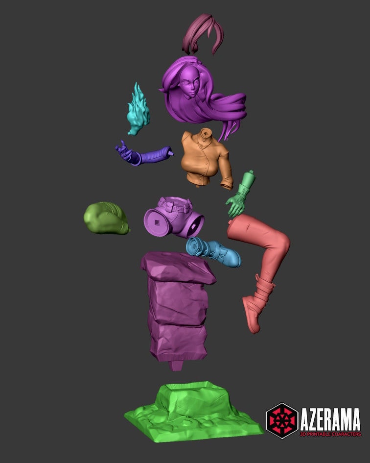 Shego Kim Possible — Azerama — Resin 3d Print