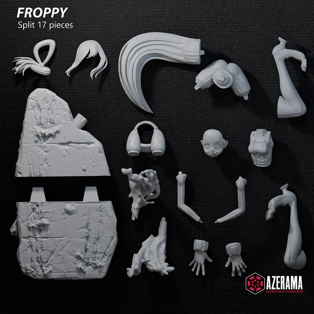 Froppy My Hero Academia — Azerama — Resin 3d Print
