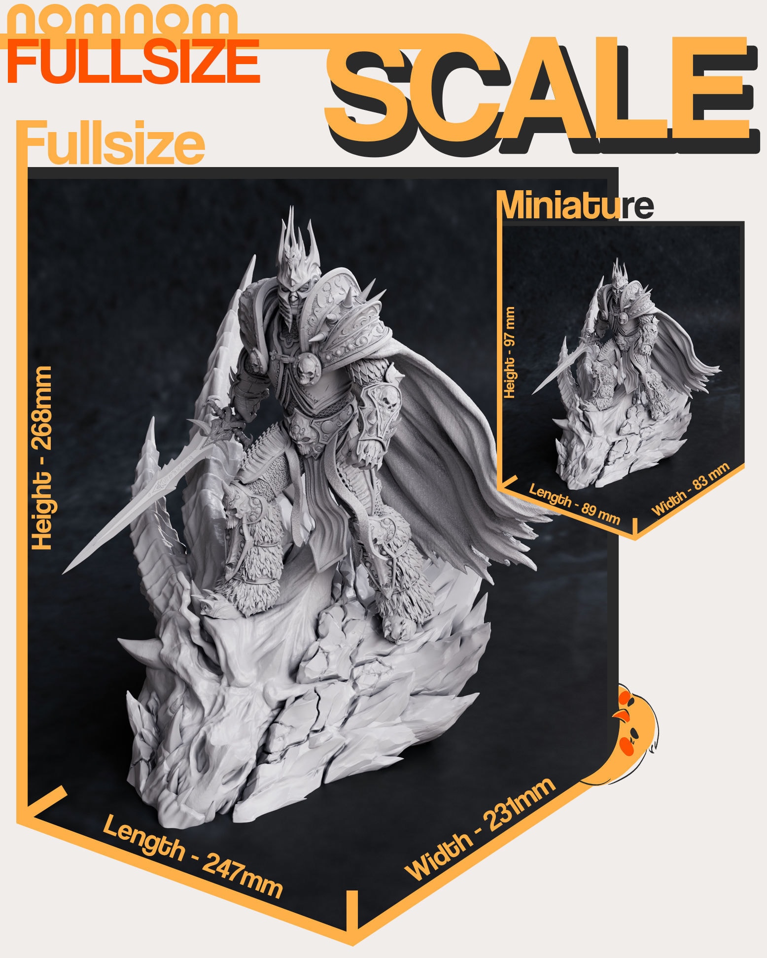 Arthas, World of Warcraft — Resin 3d Print