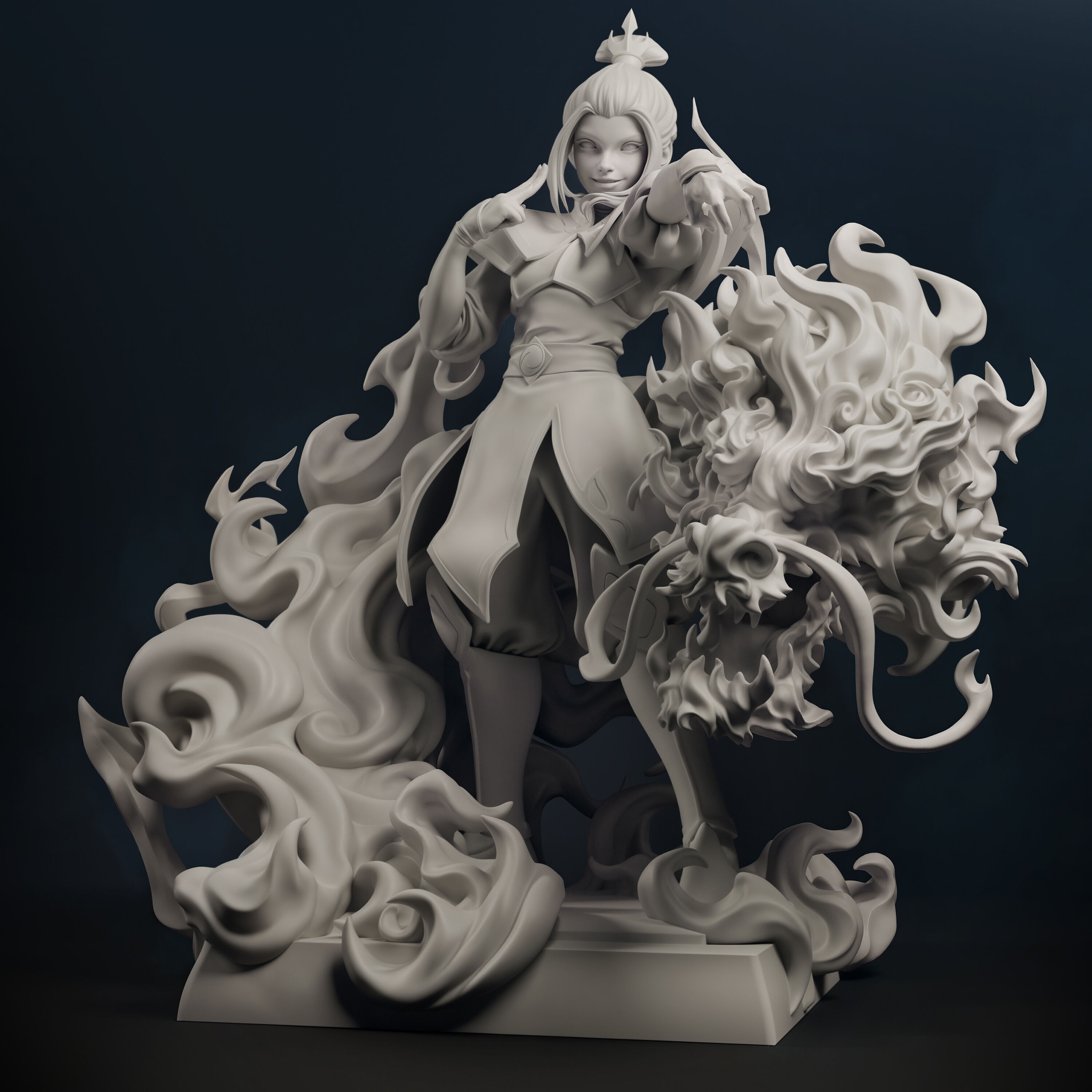 Azula, Avatar: The Last Airbender — Resin 3d Print