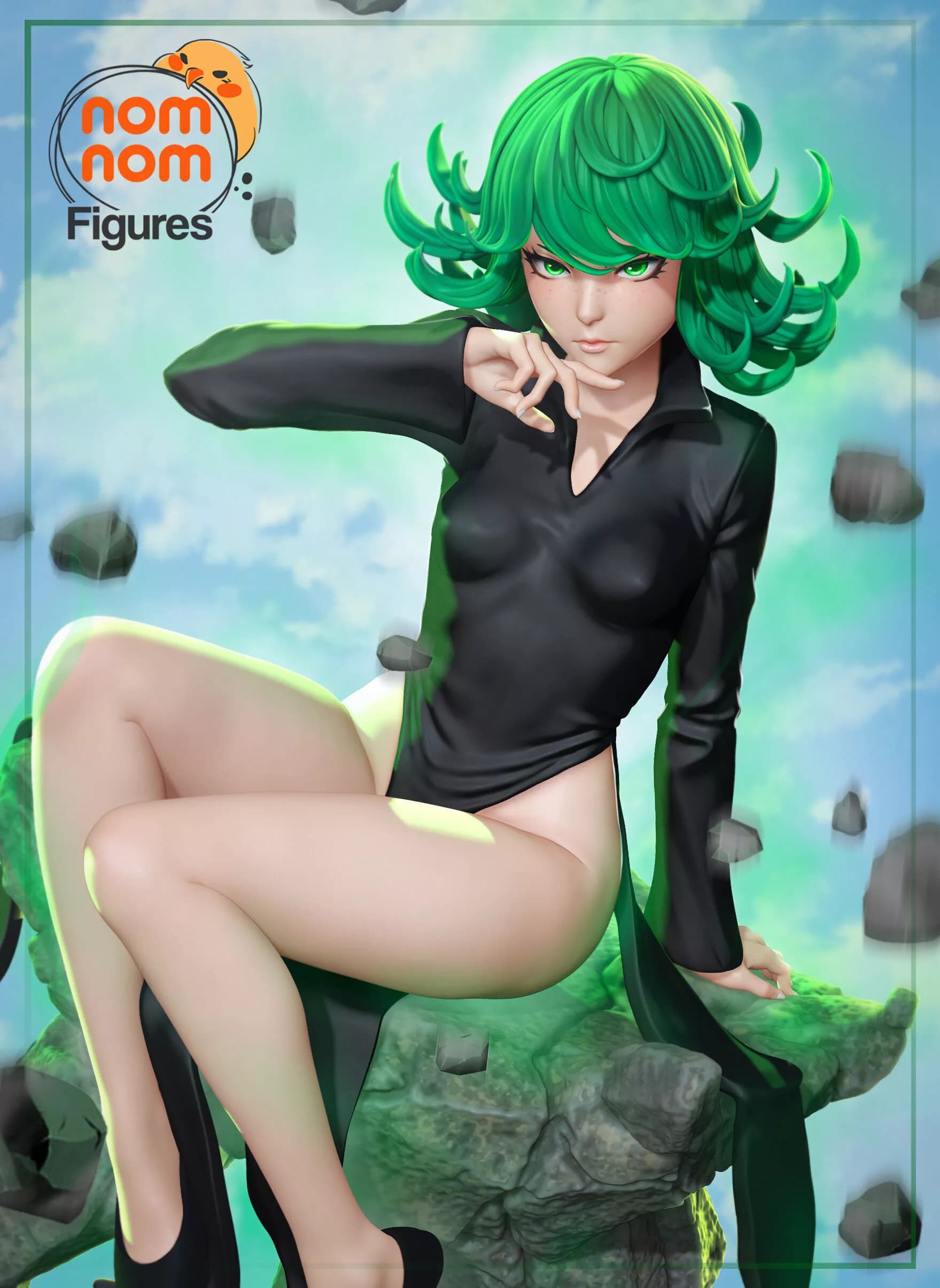 Tatsumaki One Punch Man — Nom Nom Figures — Resin 3d Print
