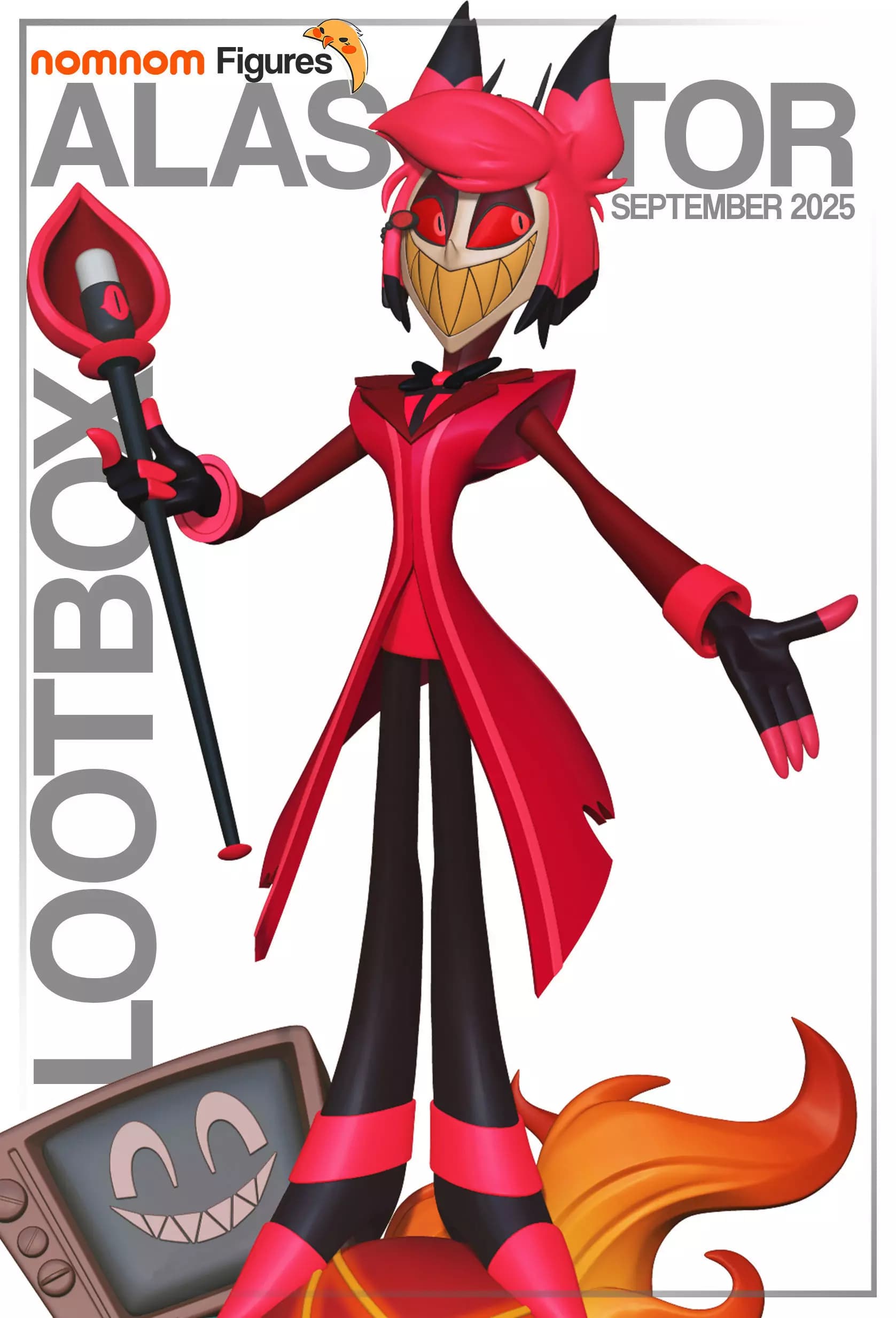 Alastor, Hazbin Hotel — Resin 3d Print