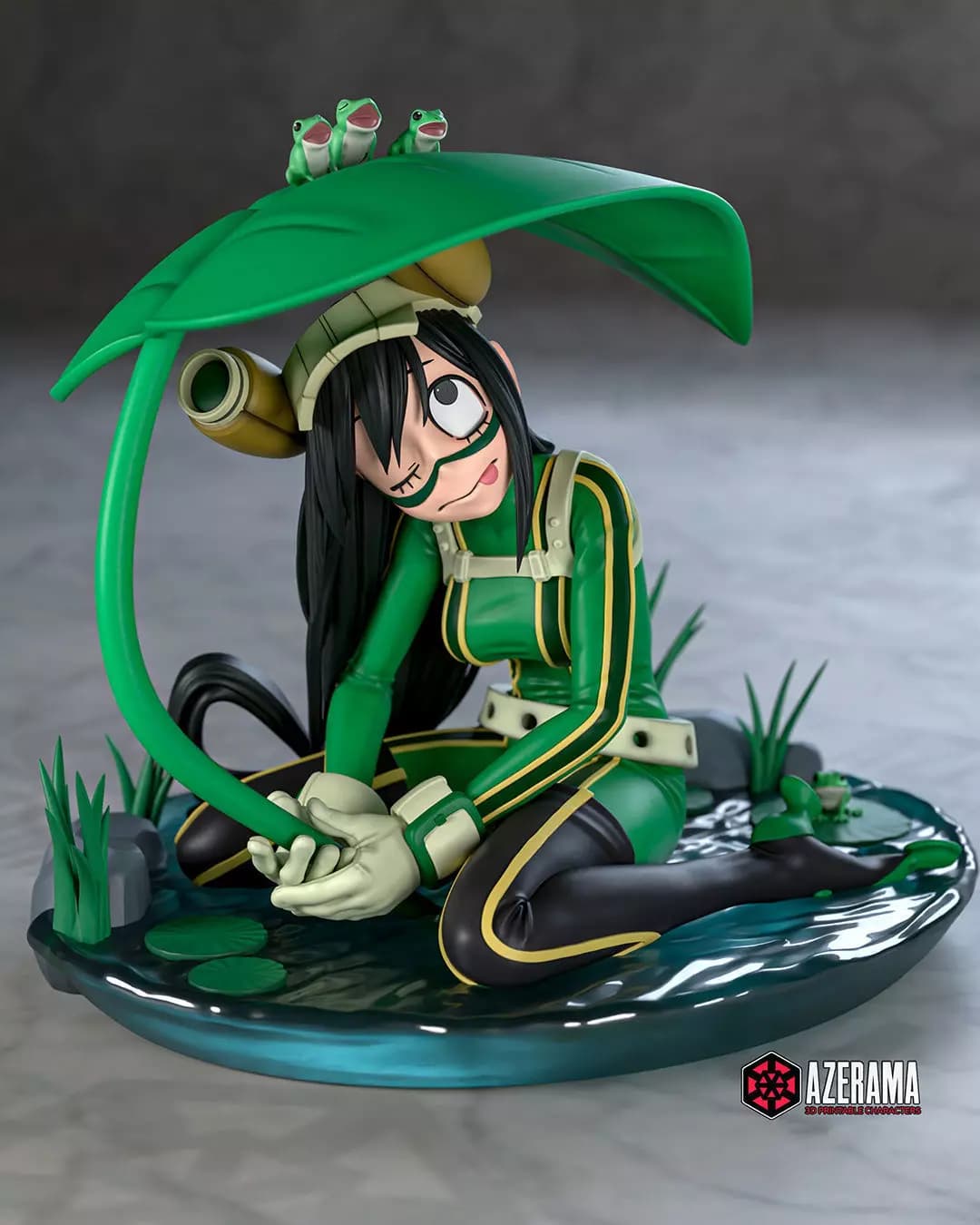 Tsuyu Asui My Hero Academia — Azerama — Resin 3d Print