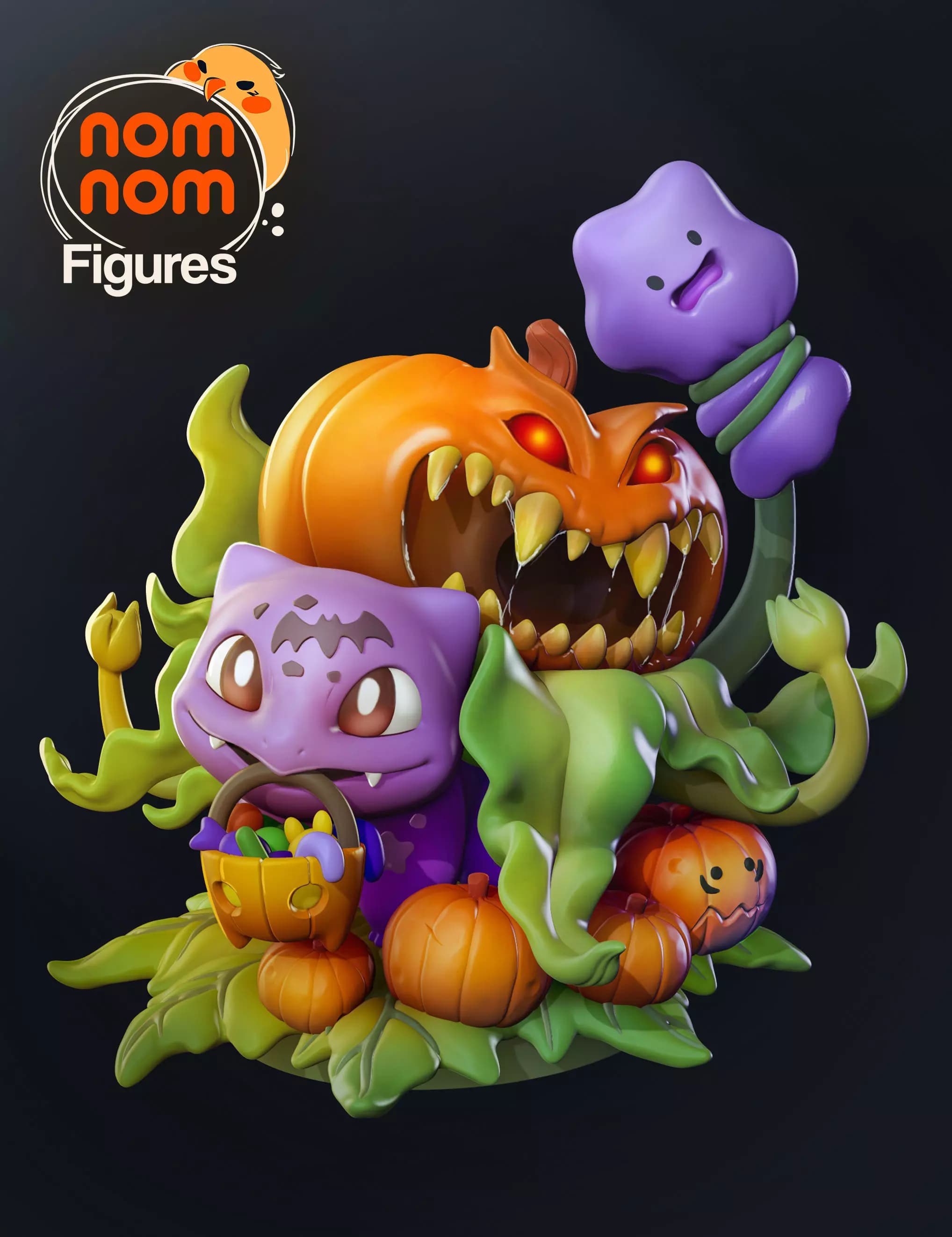 Bulbasaur Halloween Pokemon — Resin 3d Print